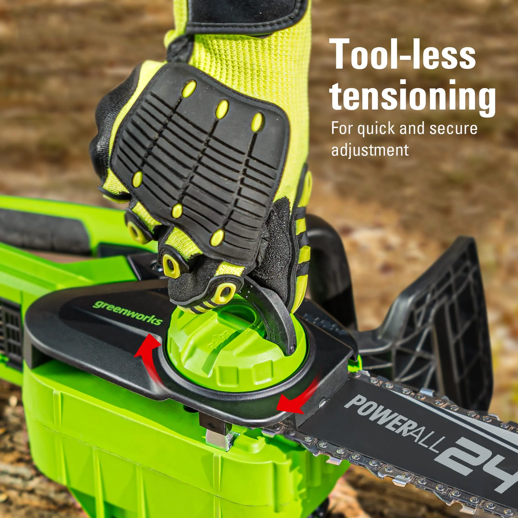 24V 10" Cordless Battery Chainsaw (Tool Only) - Image 6
