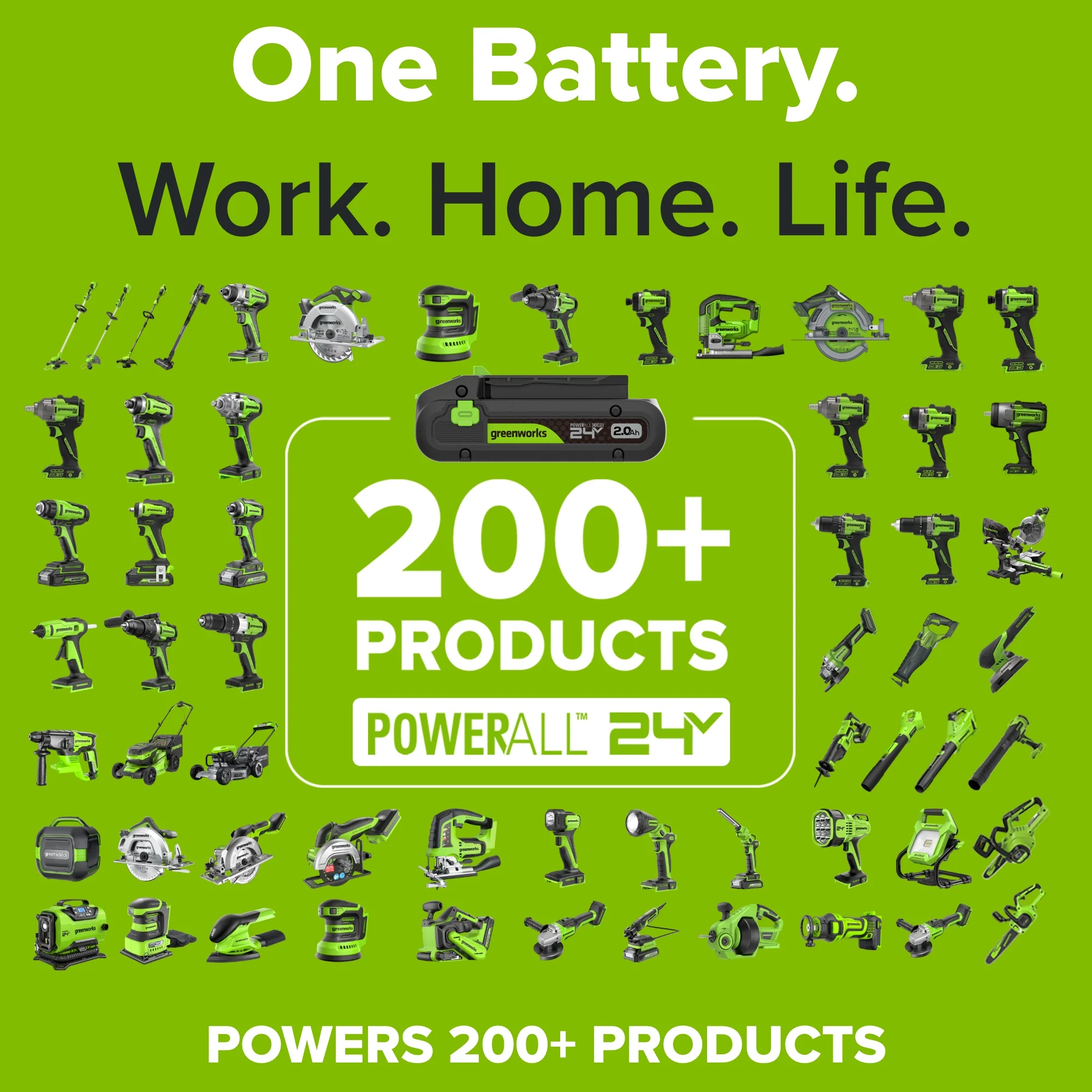 24V PowerAll High Power 2.0 Ah Battery with Bi-Directional 65W USB-C Charging Port - Image 6