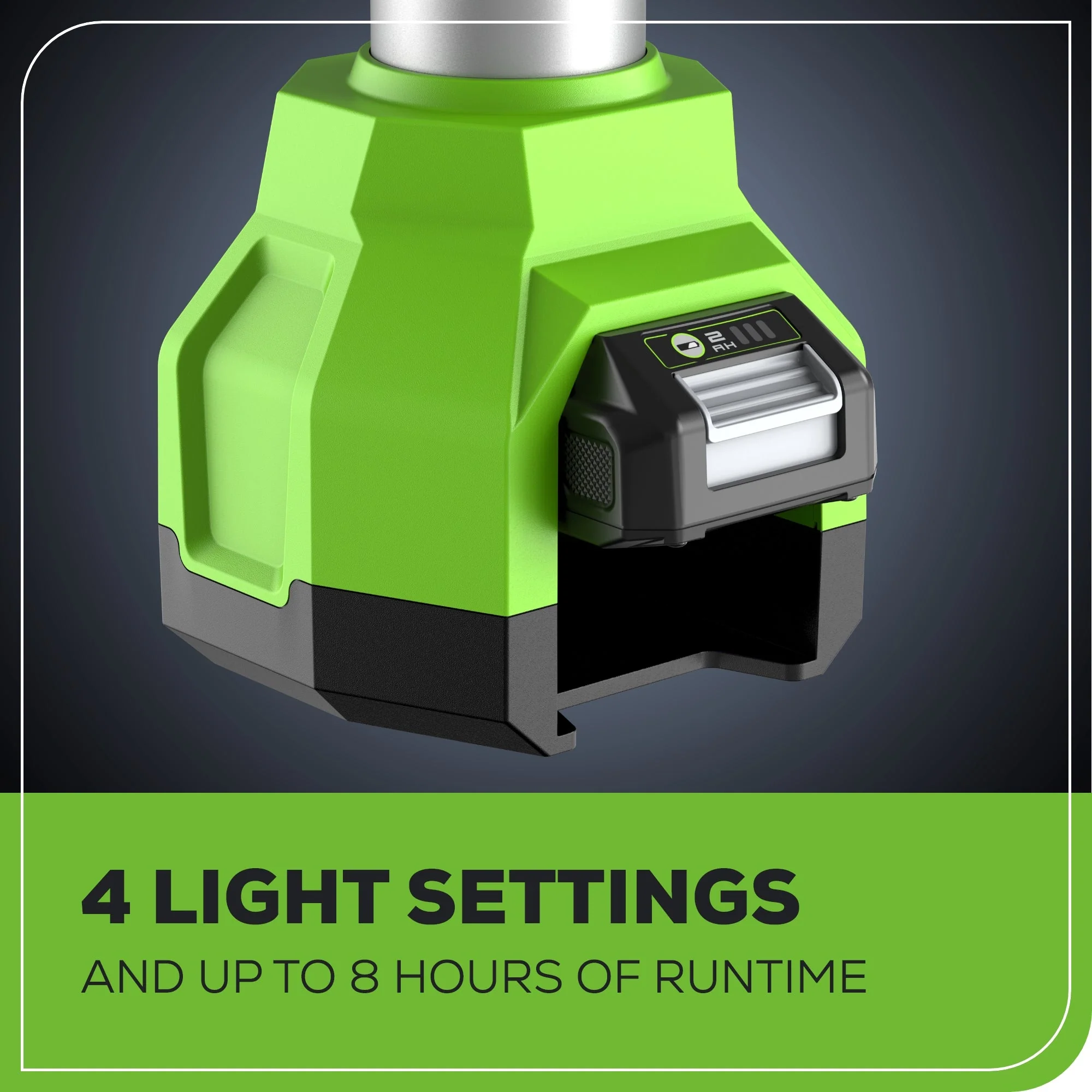24V Cordless Battery 2-in-1 Standing Light (Tool Only) - Image 6