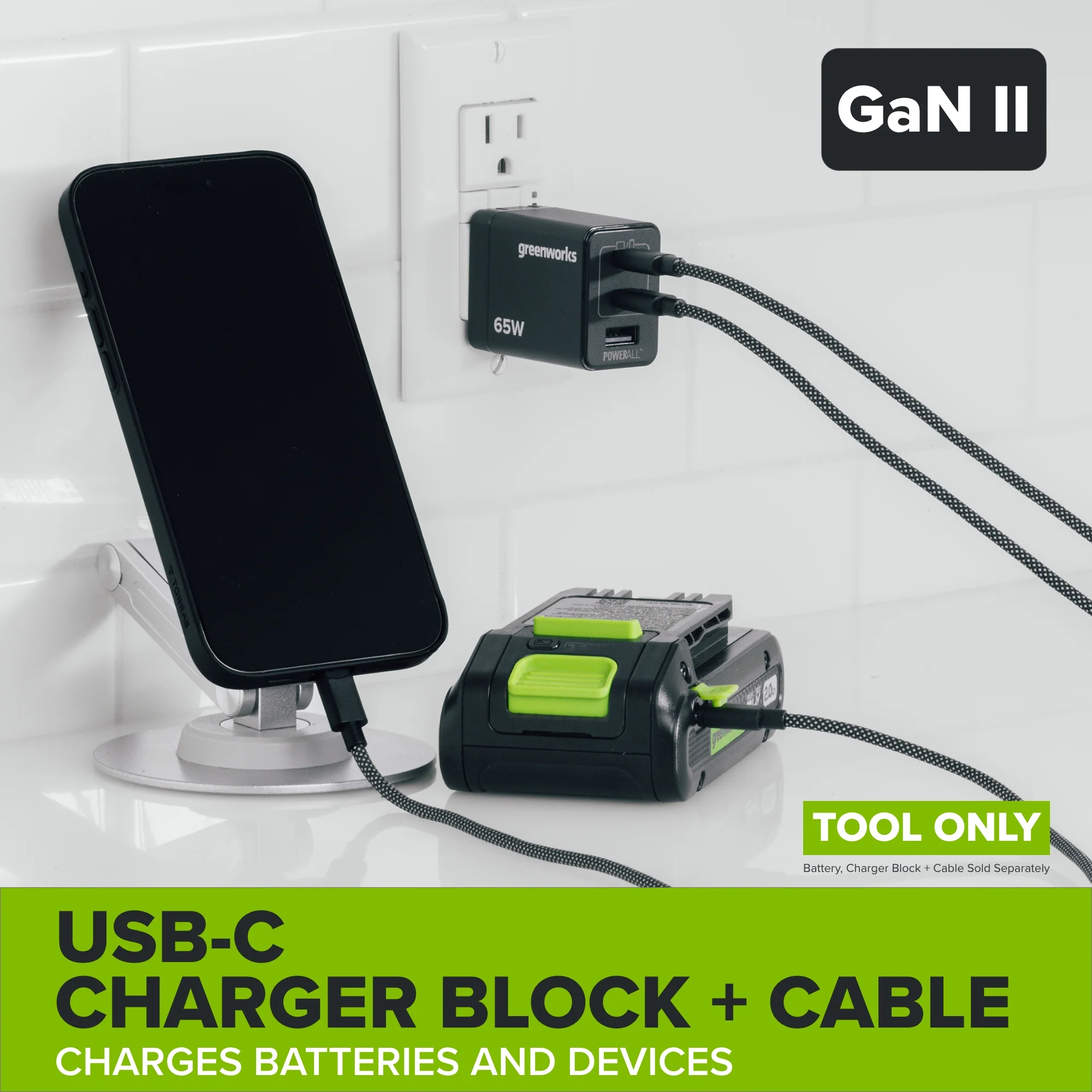 24V PowerAll Jigsaw with Blade, Dust Port Adapter, and Tube Adapter - Image 12