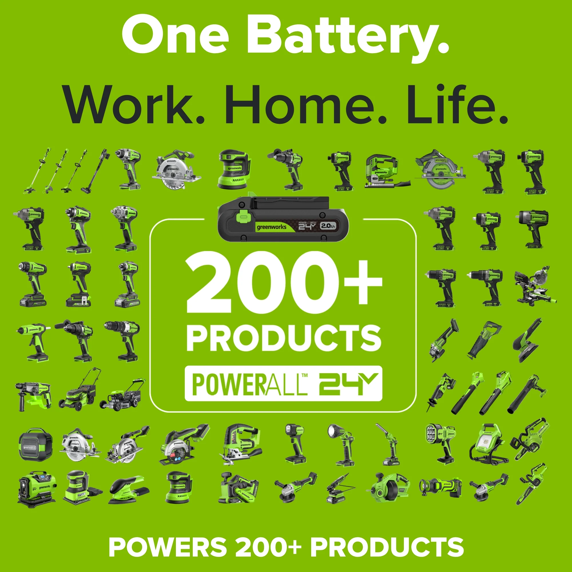 24V PowerAll 60 ft-lb 3/8" Extended Reach Ratchet Wrench, with 2.0 Ah Battery, 30W Charger, and 3' Cable - Image 14