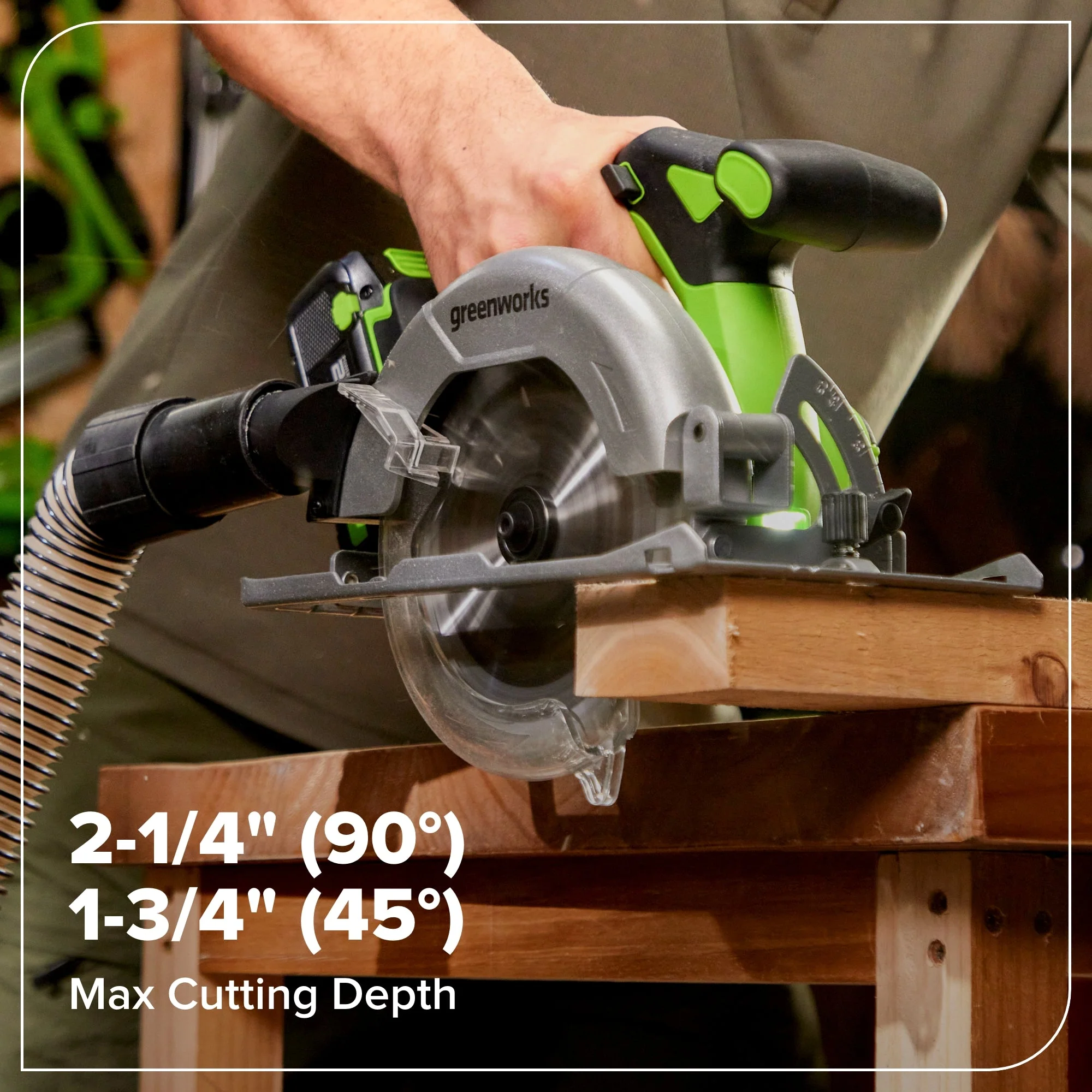 24V Brushless 1/2" 400 in/lbs Drill / Driver and 6.5" Circular Saw Combo Kit w/ (2) 2.0Ah USB-C Batteries and 65W USB-C Fast Charger - Image 10