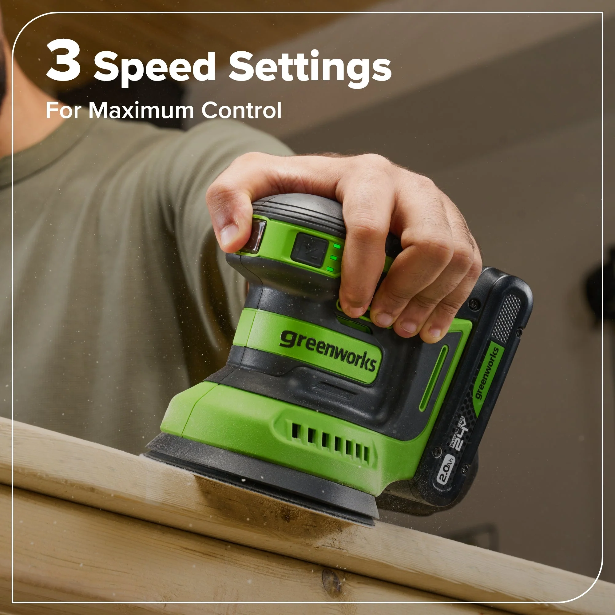 24V Brushless Power Tool 10PC Combo Kit: (2) 4.0 Ah and (1) 2.0 Ah USB-C Batteries and Charger - Image 29