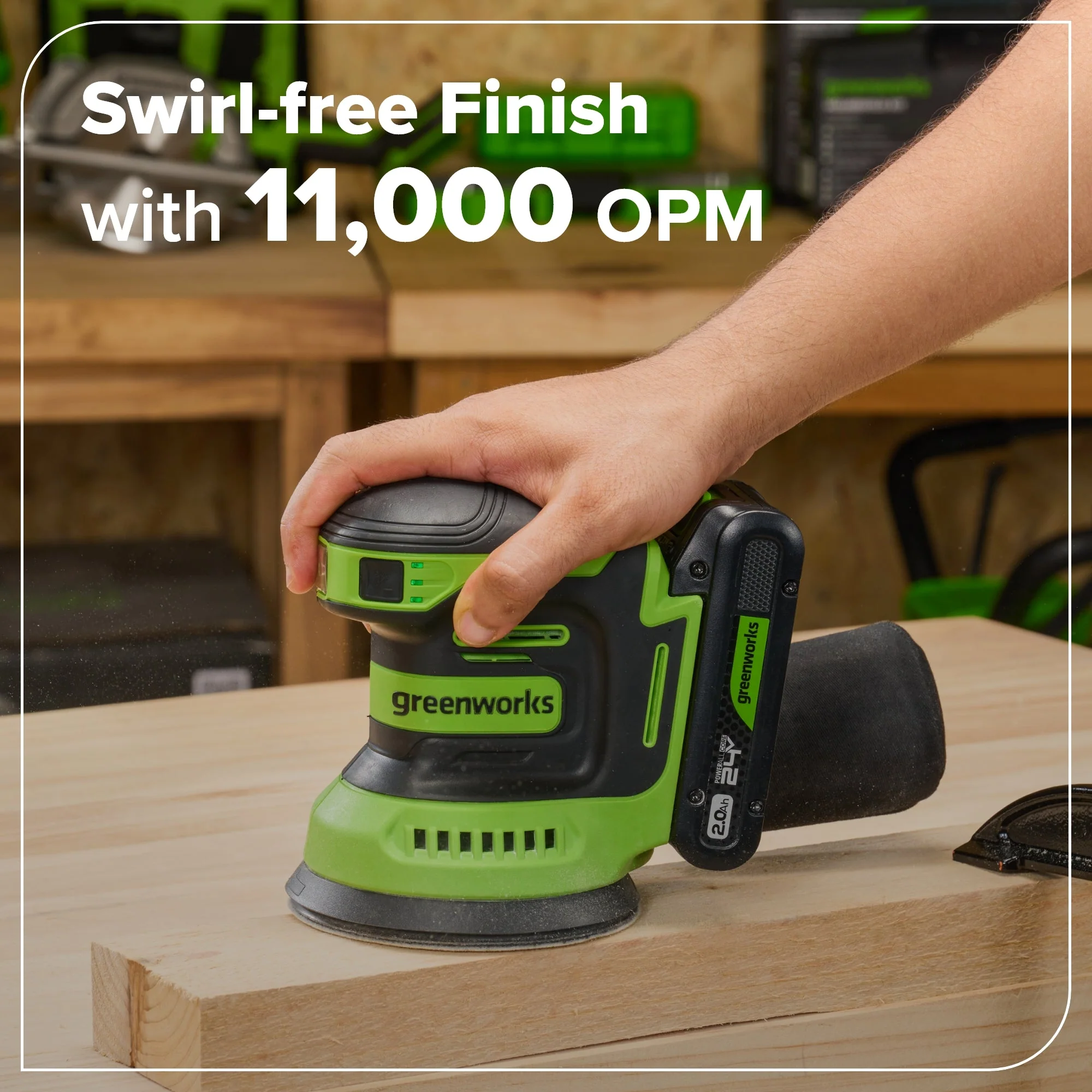 24V Brushless Power Tool 10PC Combo Kit: (2) 4.0 Ah and (1) 2.0 Ah USB-C Batteries and Charger - Image 30