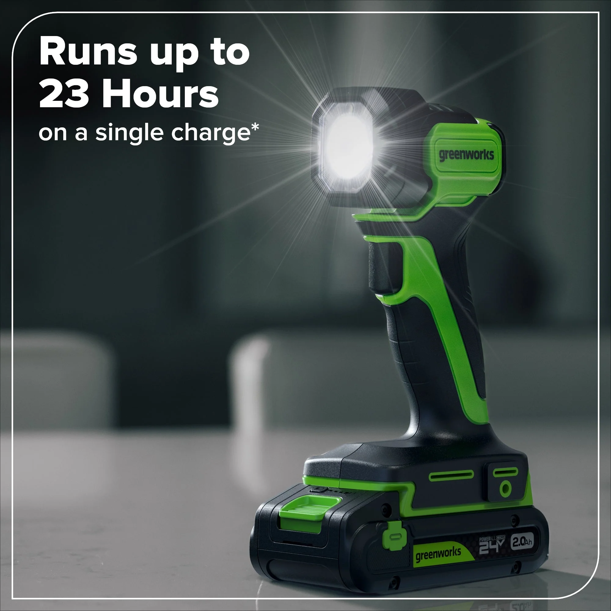24V Brushless Power Tool 5PC Combo Kit, (1) 4.0 Ah and (1) 2.0 Ah USB-C Batteries and Charger - Image 15