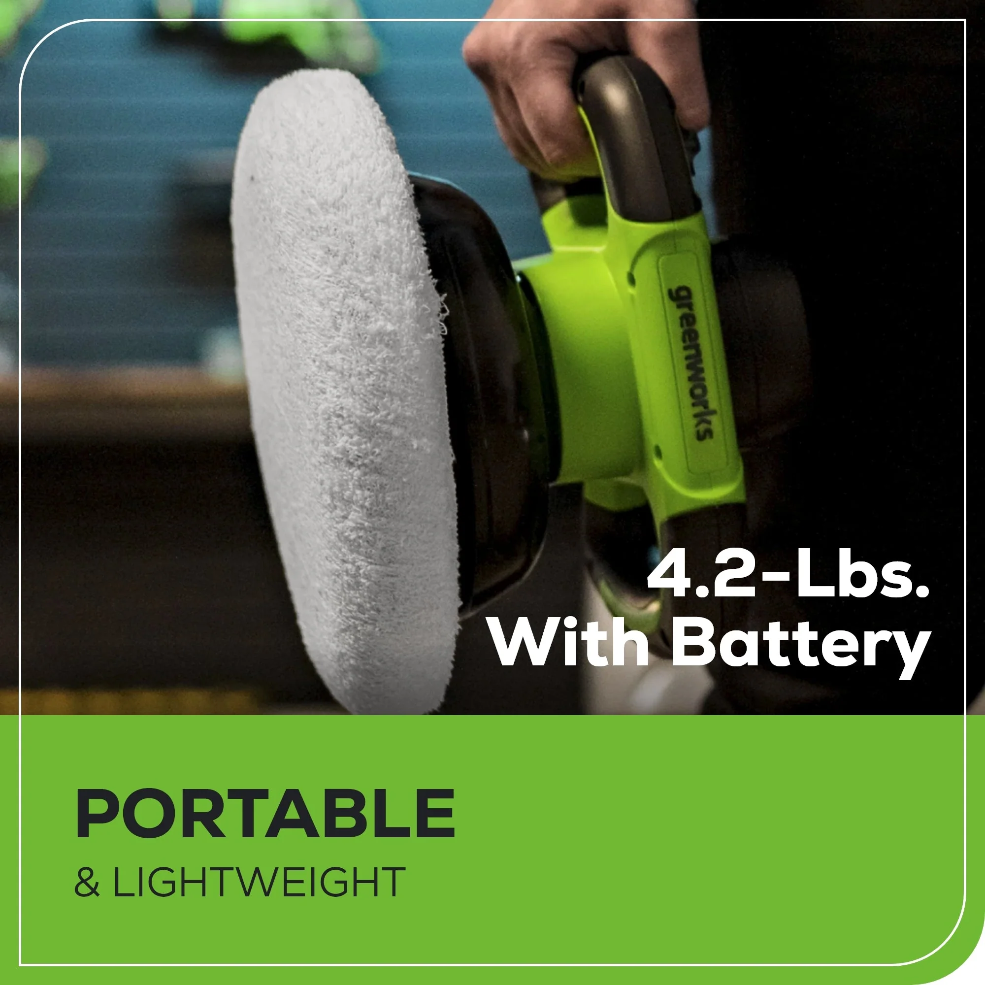 24V 10" Cordless Battery Buffer and Polisher (Tool Only) - Image 6