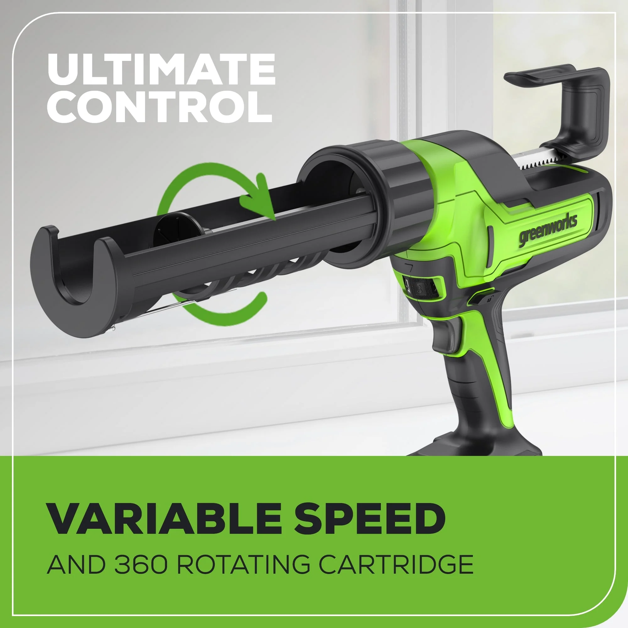 24V Cordless Battery Caulk Gun (Tool Only) - Image 6