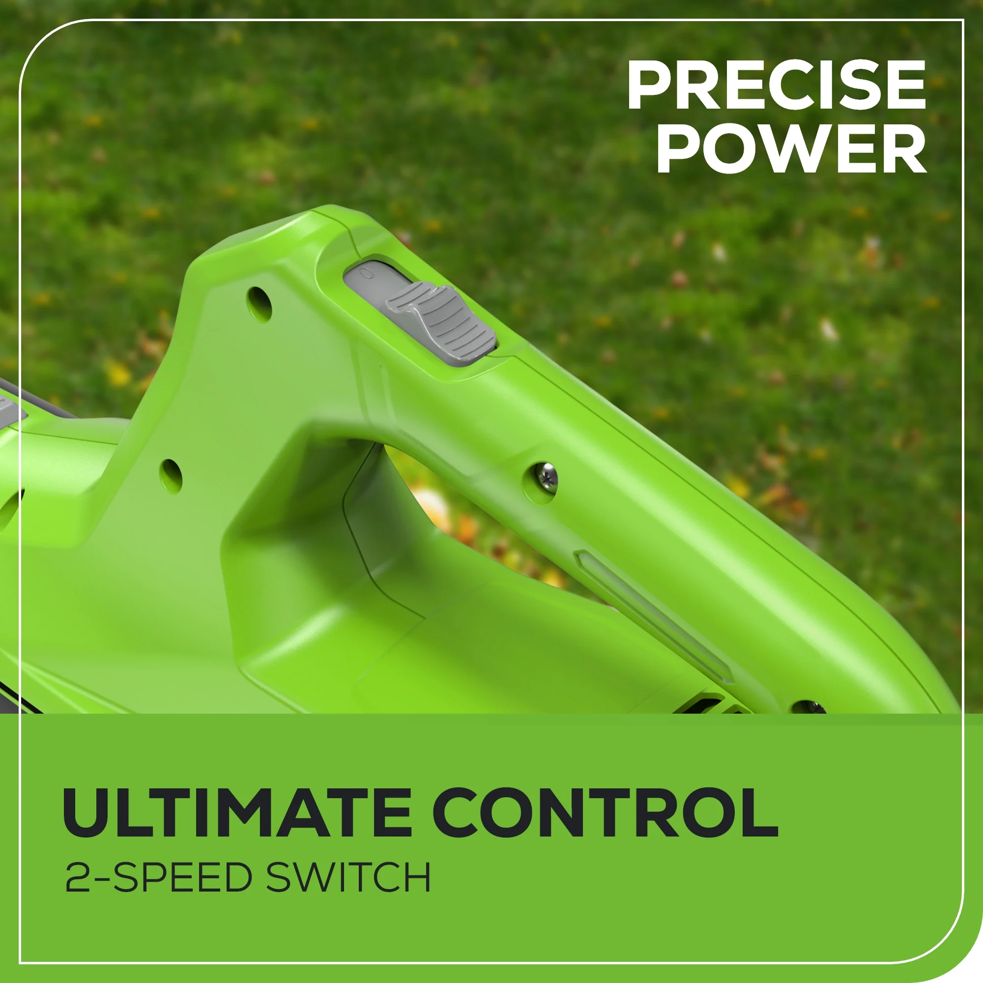 24V 320 CFM Cordless Battery Leaf Blower w/ 2.0 Ah Battery & Charger - Image 6