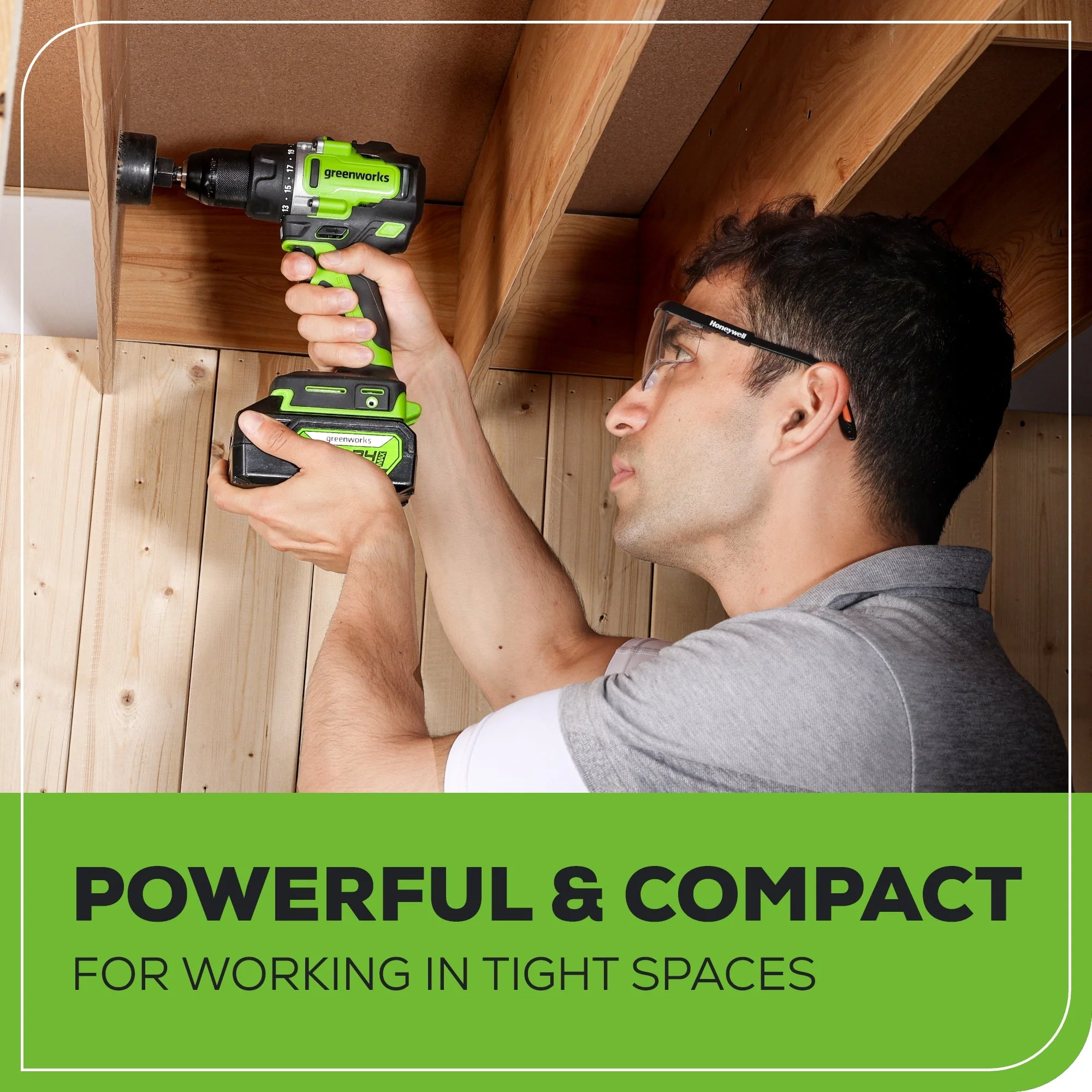 24V Cordless Battery 1/2" 800 in/lbs Drill Driver (Tool Only) - Image 10