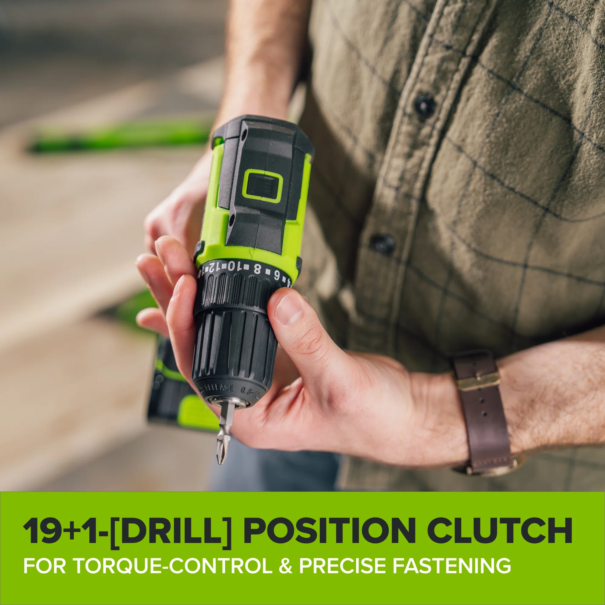 24V PowerAll 3/8" 280 in-lb Drill and 60 Piece Hand Tool/Accessories Project Kit, with 2.0 Ah USB-C Battery, 30W USB-C Charger Block, Carrying Bag - Image 8