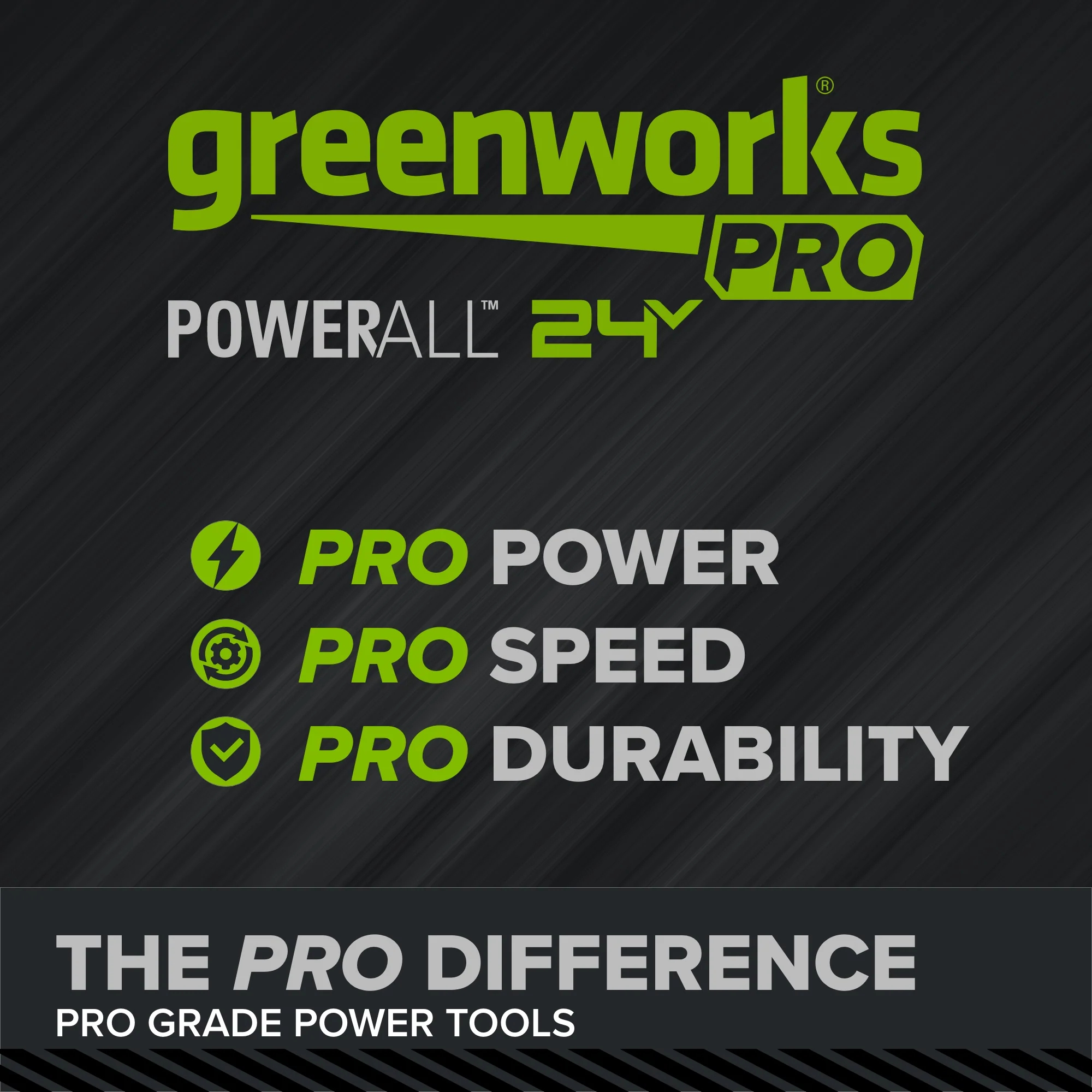 24V PowerAll Pro 530 in-lb Drill Driver and 2,200 in-lb Impact Driver Combo Kit, with (2) 2.0 Ah Batteries, 65W Charger, 3' Cable, Belt Clips, and Carrying Bag - Image 7