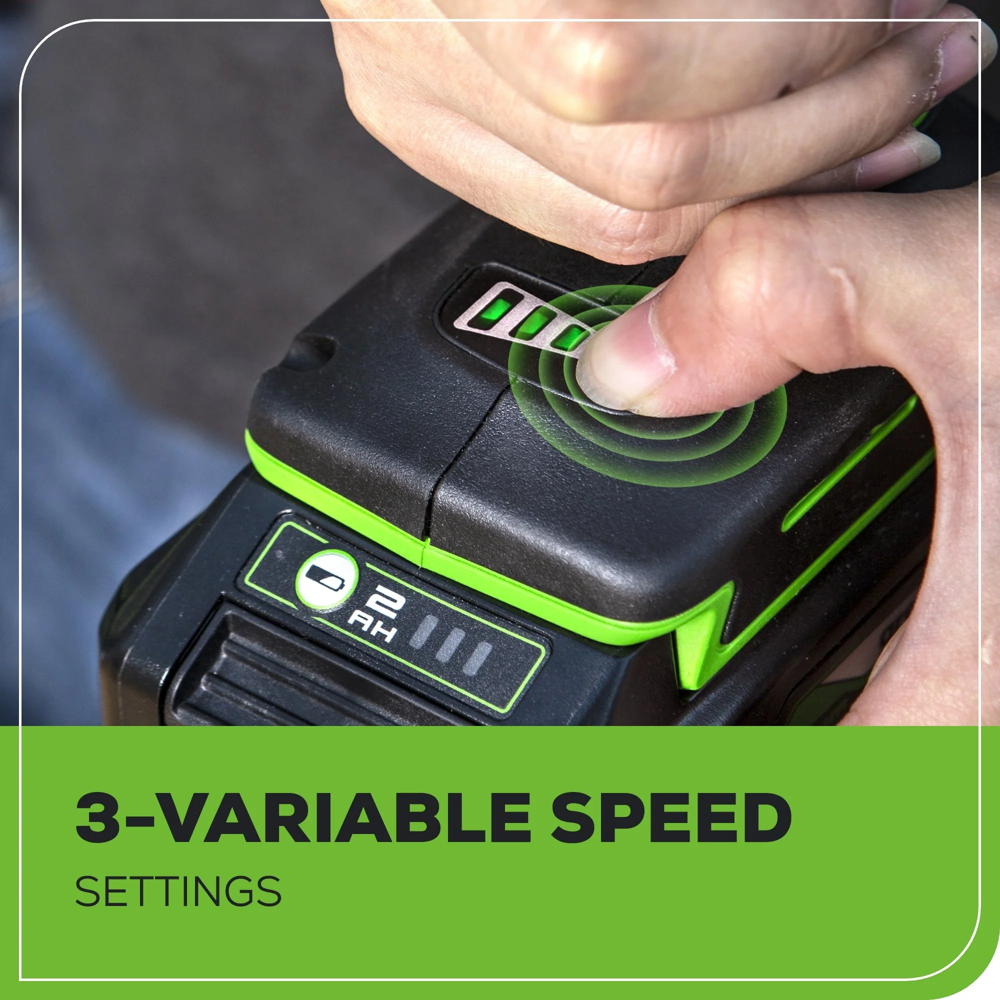 24V 1/4" 2650 in/lbs Brushless Impact Driver Kit: (2) 2.0 Ah USB Batteries, Dual-Port Charger and Bits - Image 6