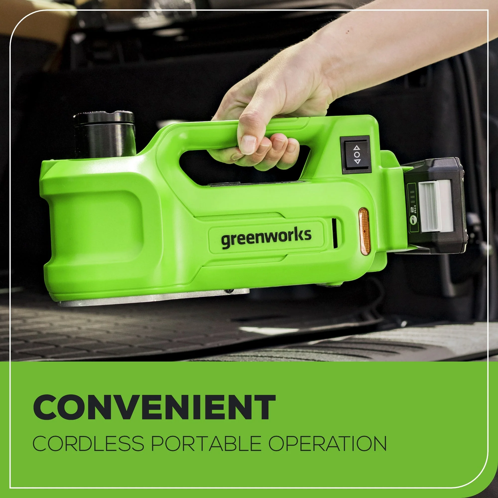 24V Cordless Battery Car Jack (Tool Only) - Image 9