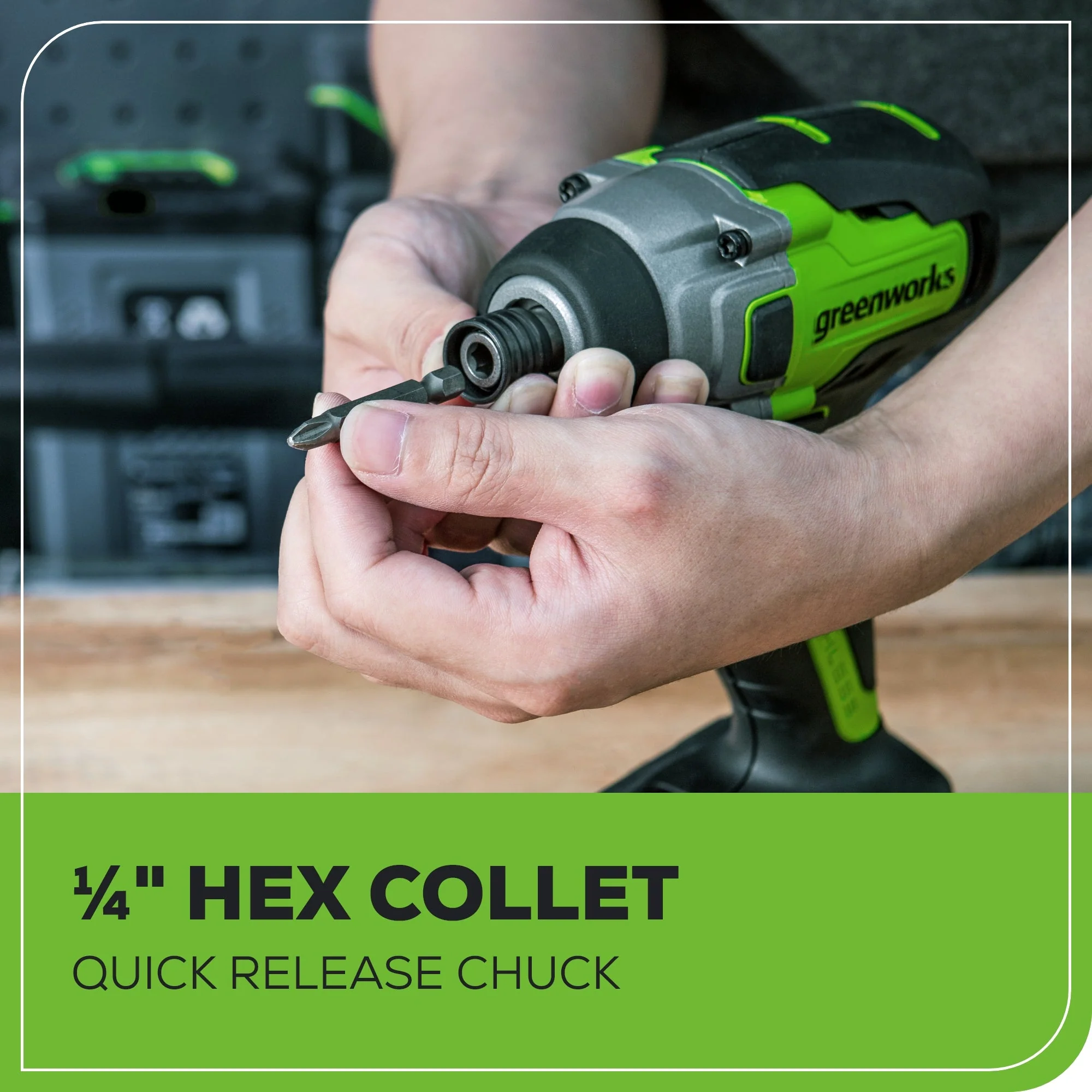 24V Cordless Battery Drill / Driver and Impact Driver Kit: (2) 2.0 Ah Batteries and Charger - Image 12