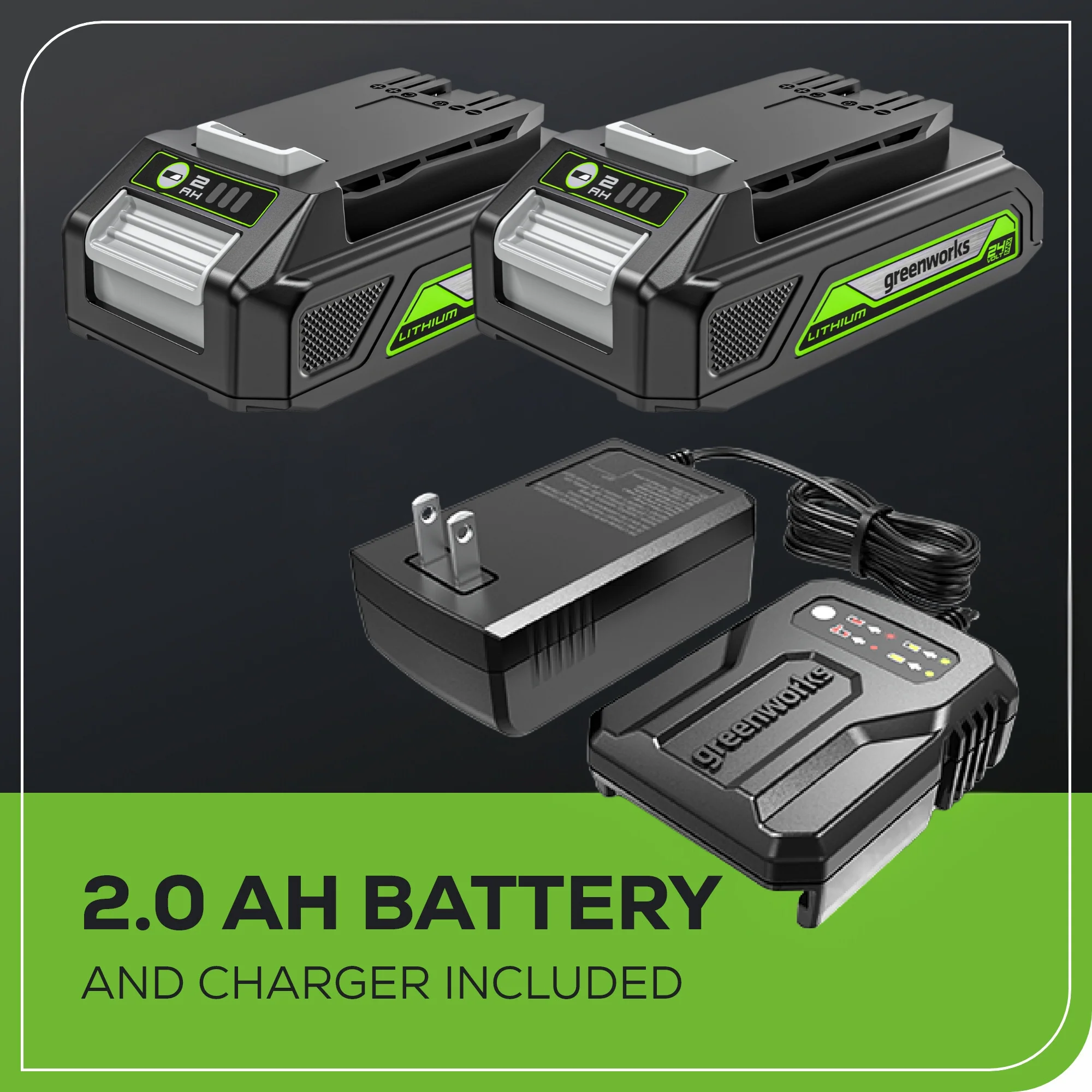 24V Cordless Battery Drill / Driver and Impact Driver Kit: (2) 2.0 Ah Batteries and Charger - Image 17