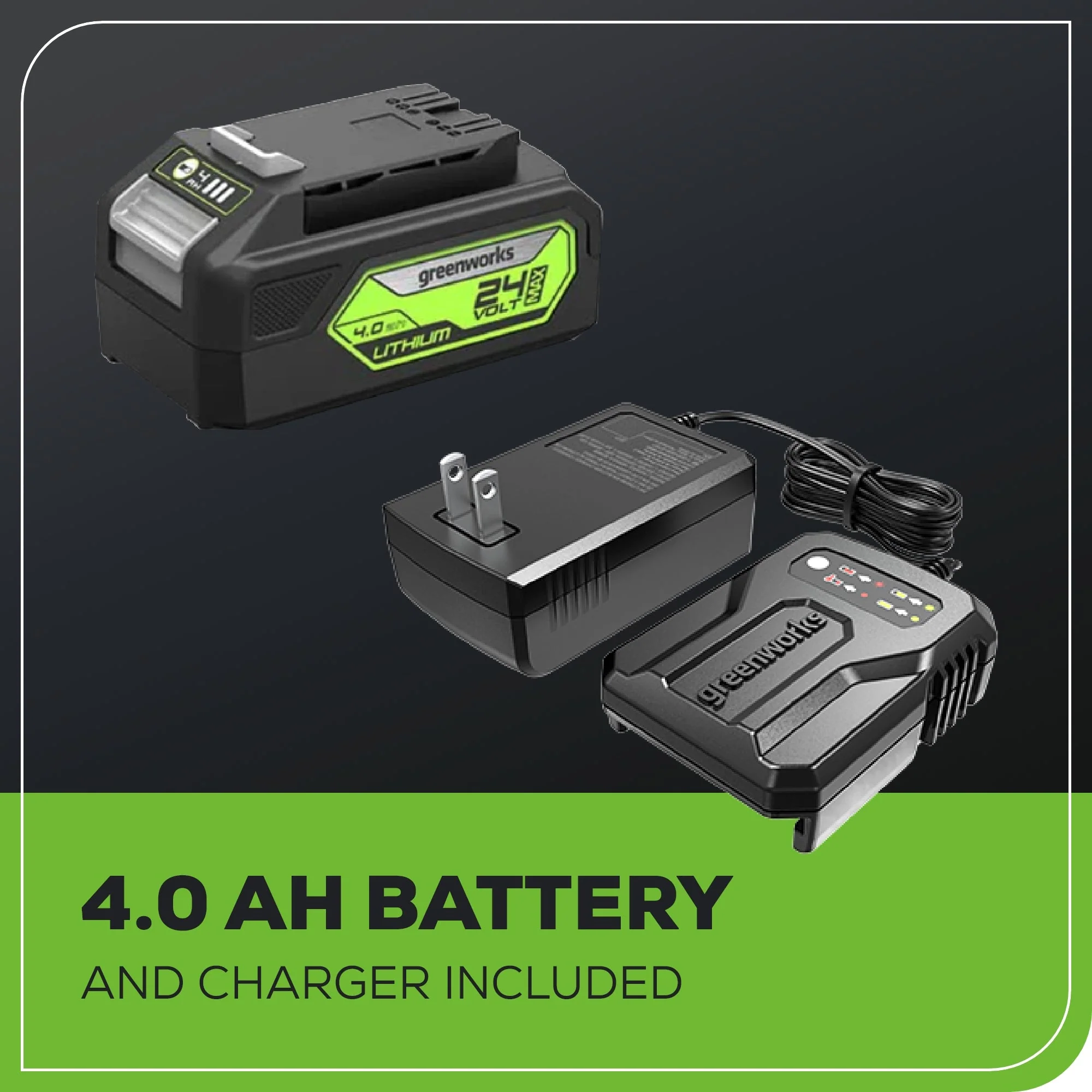 24V 4.5" Cordless Battery Angle Grinder w/ 4.0Ah Battery & Charger - Image 9