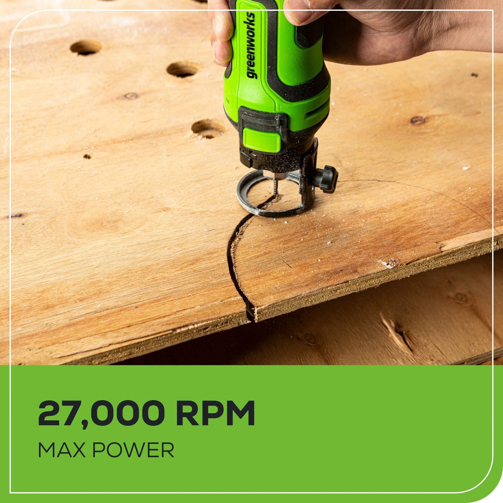 24V Cordless Battery Speed Saw Rotary Tool: 2.0 Ah USB Battery and Charger - Image 6