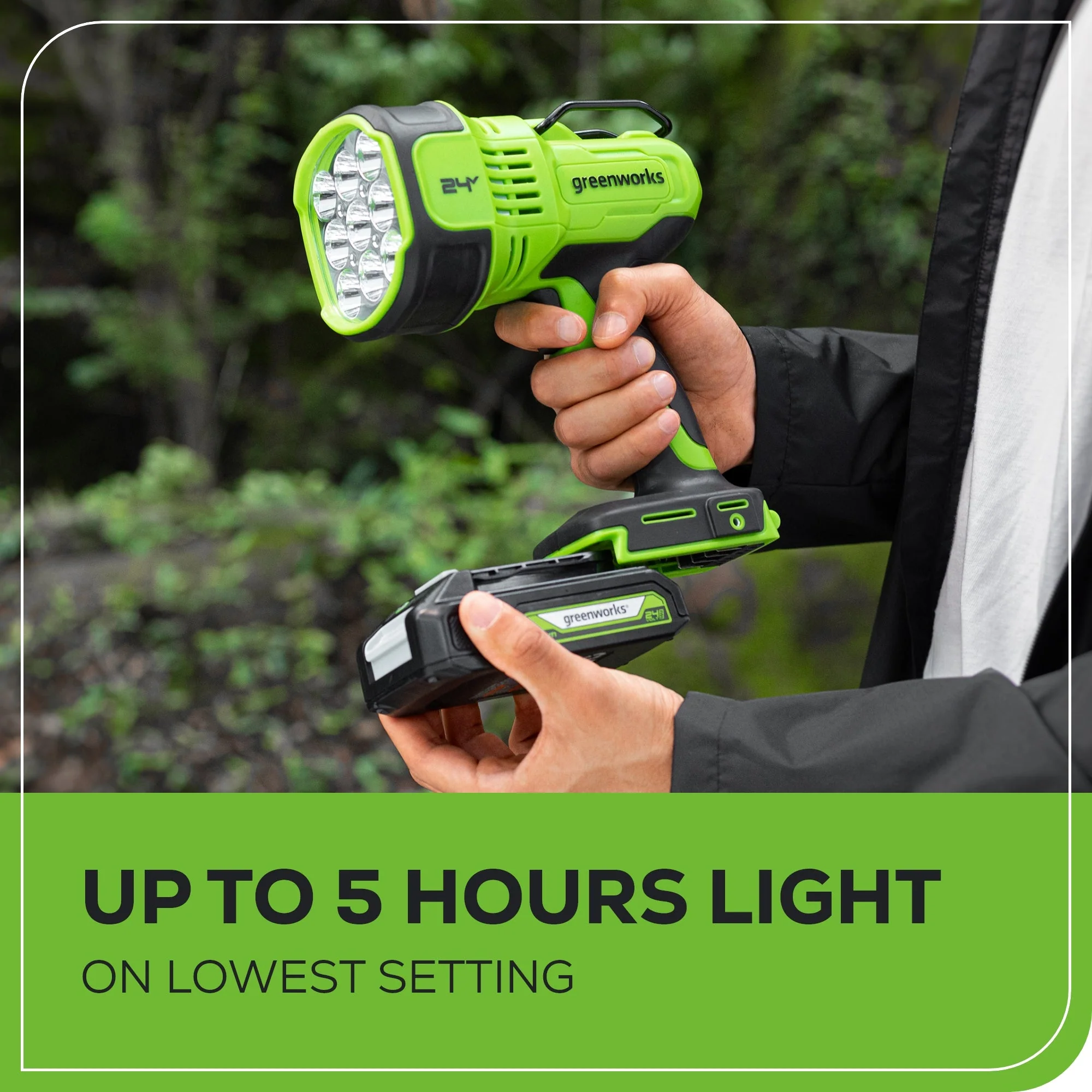 24V Cordless Battery Spot Light (Tool Only) - Image 6