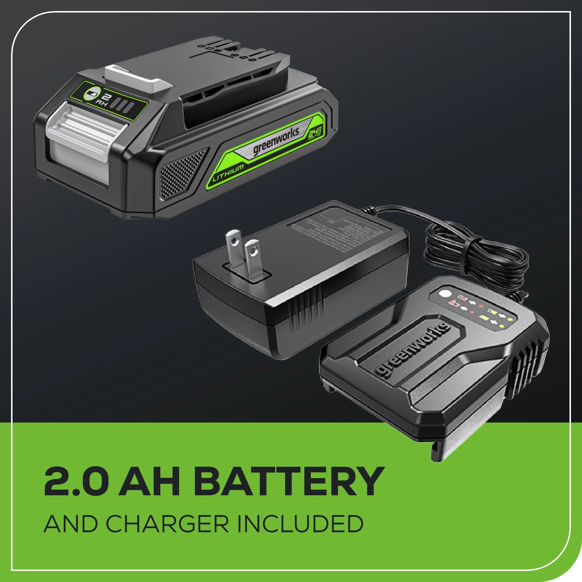 24V Cordless Battery Under Hood Work Light: 2.0 Ah Battery and Charger - Image 10