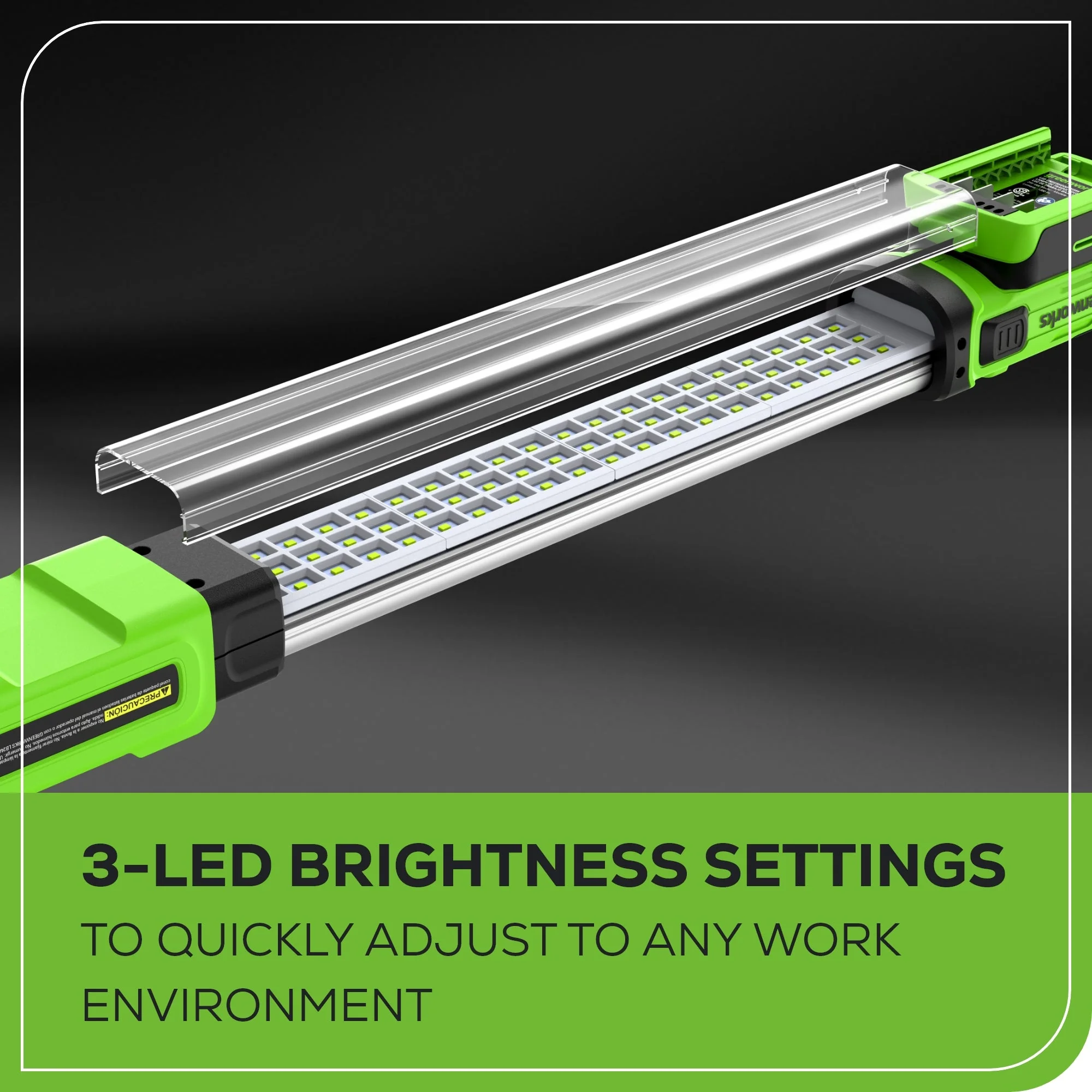 24V Cordless Battery Under Hood Work Light: 2.0 Ah Battery and Charger - Image 6