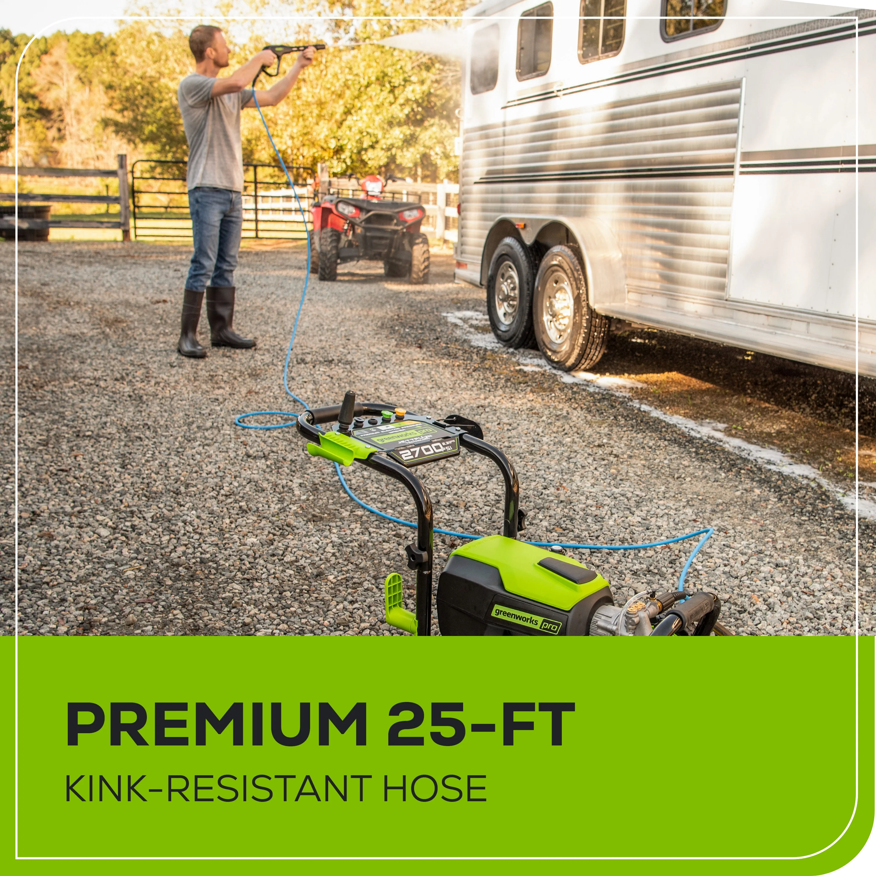 2700 PSI 2.3 GPM Cold Water Electric Pressure Washer - Image 9