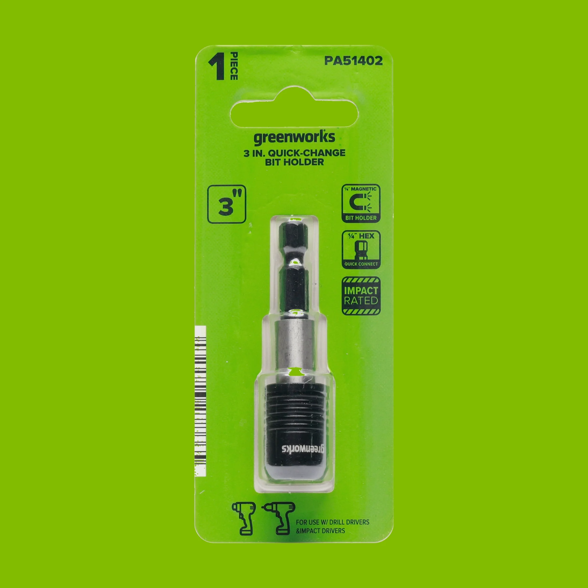 3" Impact-Rated Magnetic Quick-Release Bit Holder - Image 5