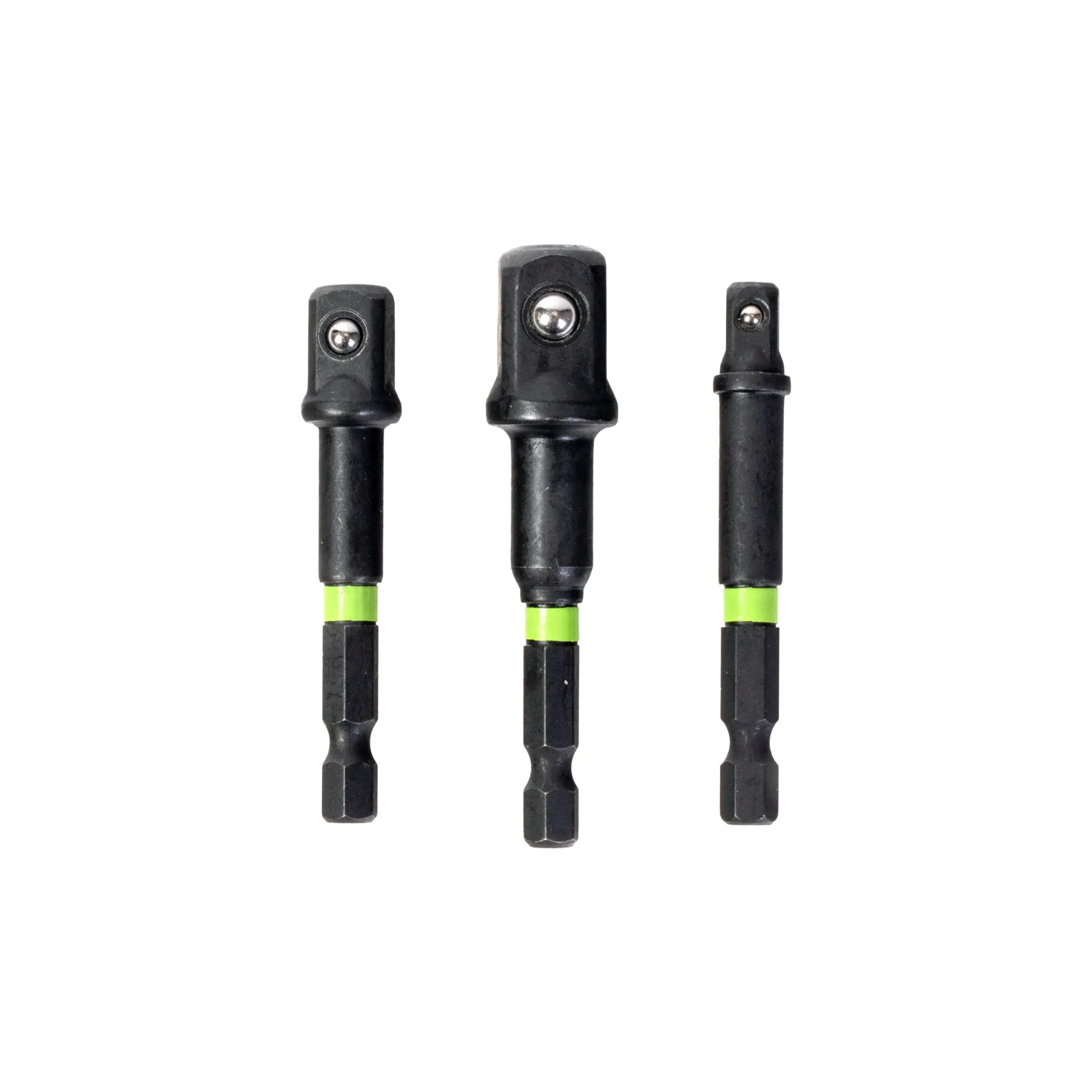 3-PC Impact-Rated Hex Shank Socket Driver Set
