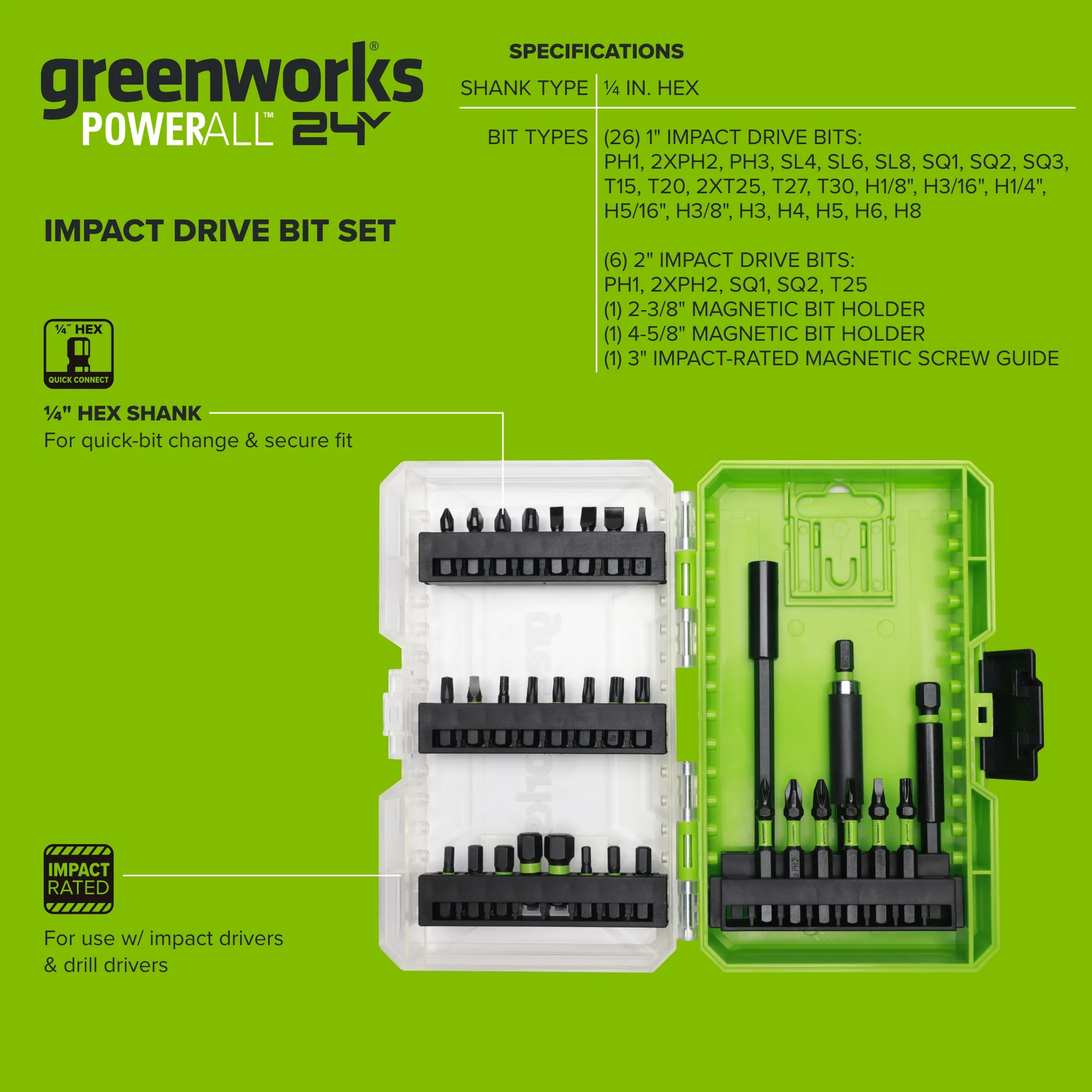 35-PC Impact Bit Set - Image 3
