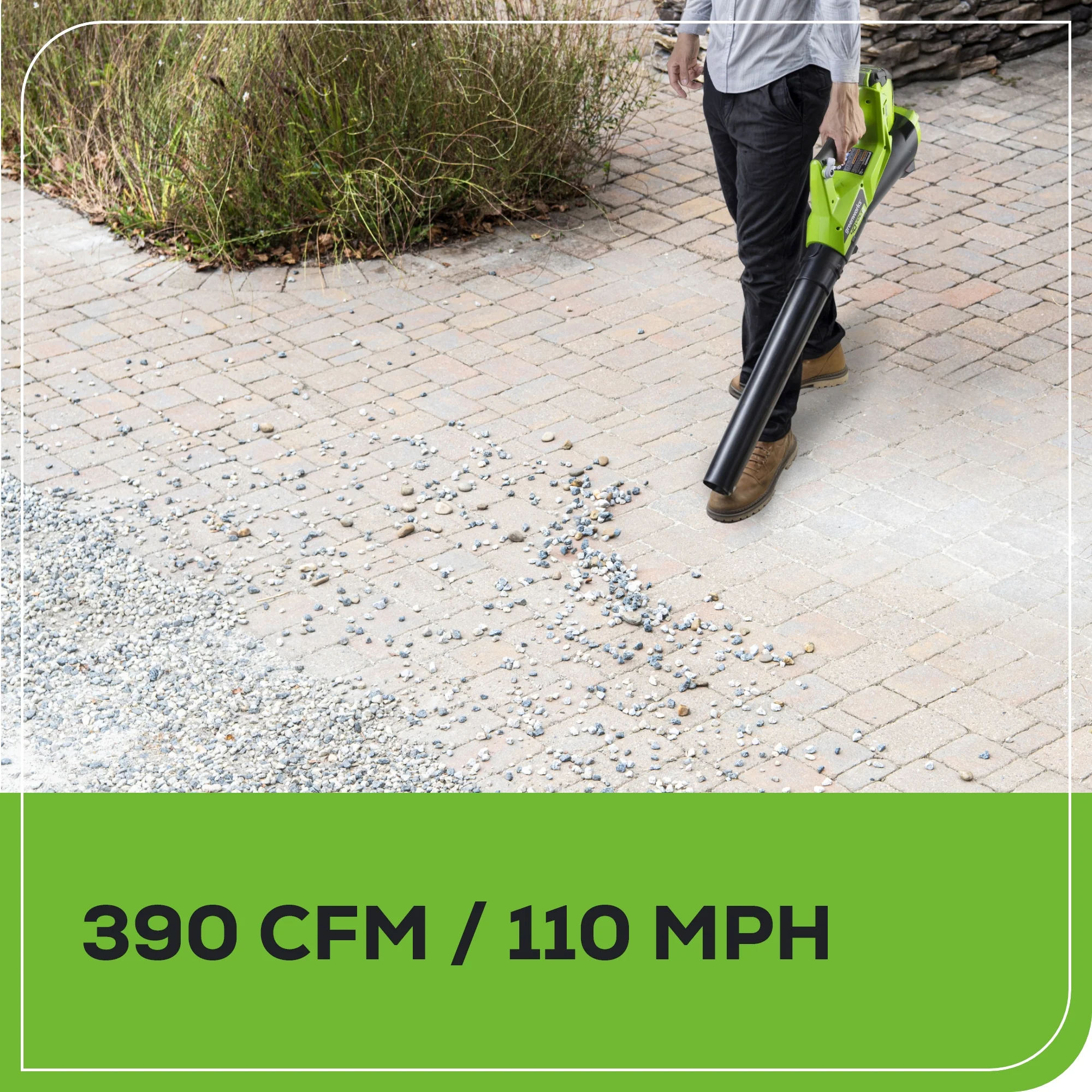40V 12" Cordless String Trimmer and 390CFM Leaf Blower Combo Kit w/ 2.0Ah Battery & Charger - Image 6