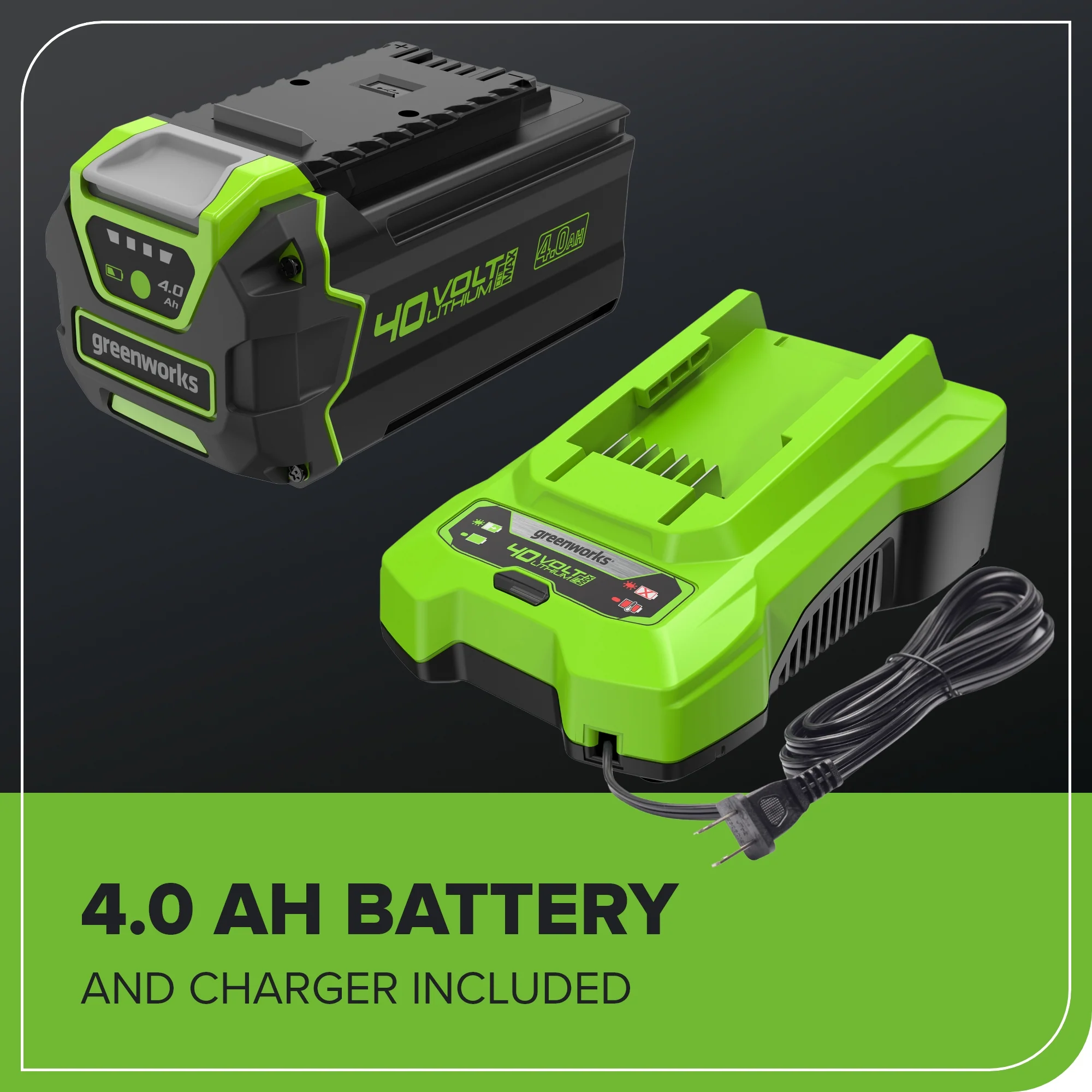 40V 14" Cordless Battery BL Push Lawn Mower: 4.0 Ah Battery and Charger, LM1414 - Image 11