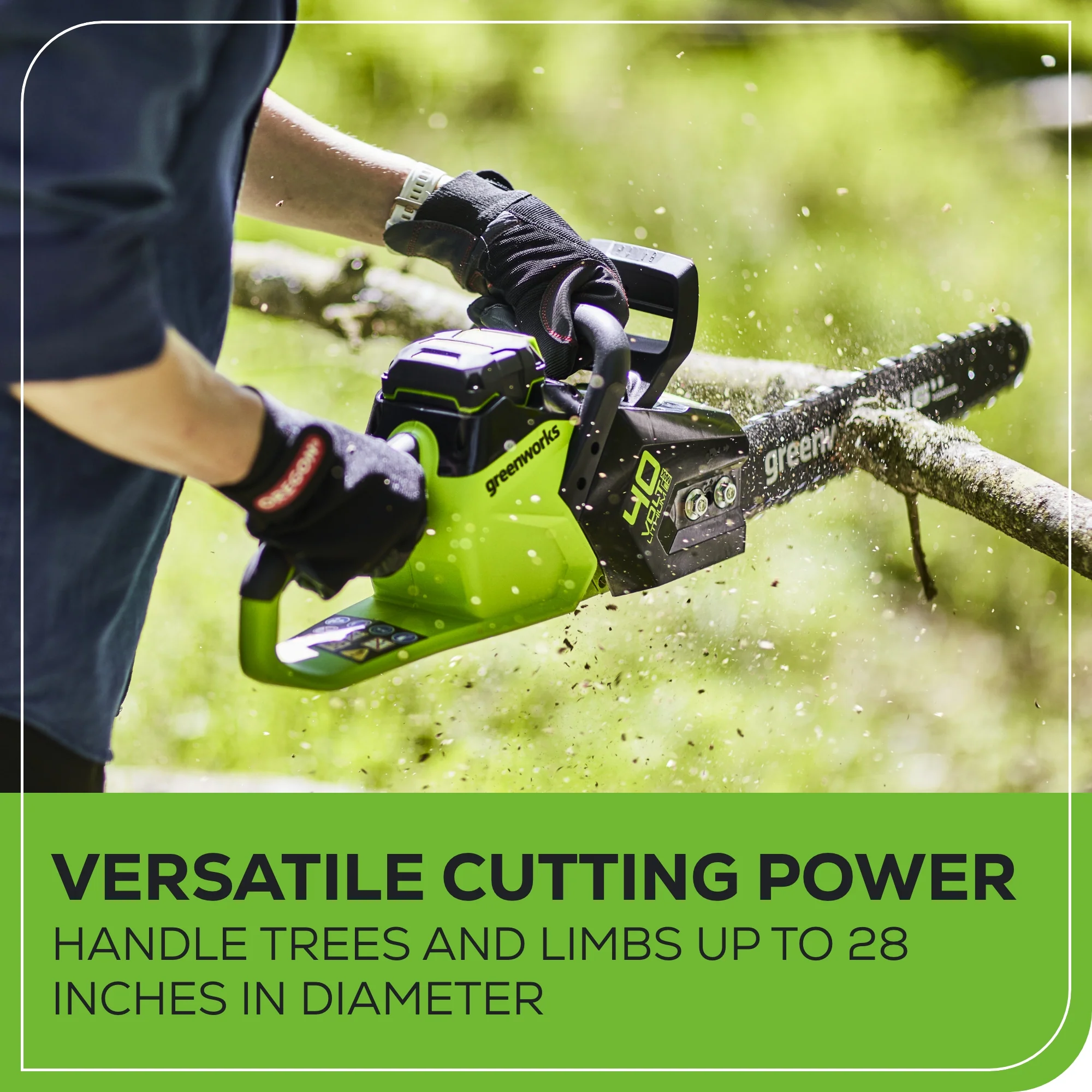 40V 16" Cordless Battery Chainsaw (Tool Only) - Image 7