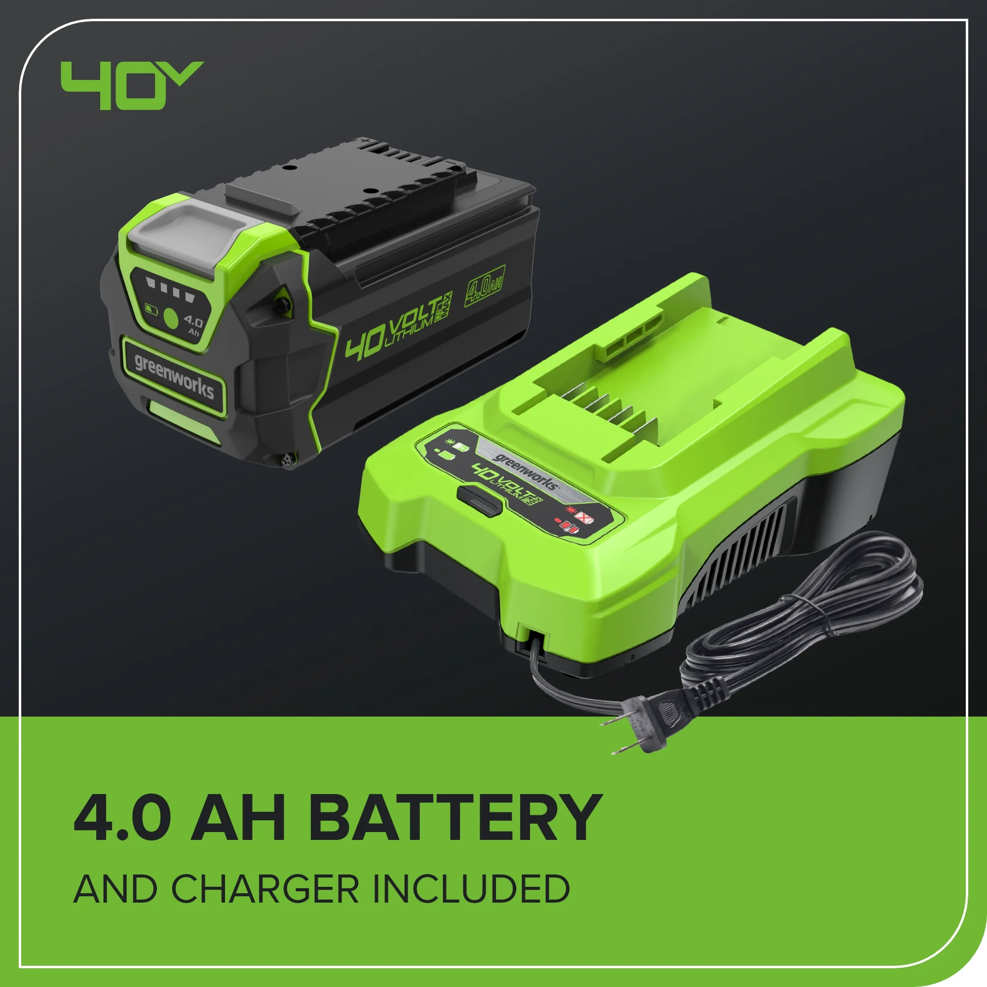 40V 16" Brushless Cordless Chainsaw w/ 4.0Ah Battery & Charger - Image 10