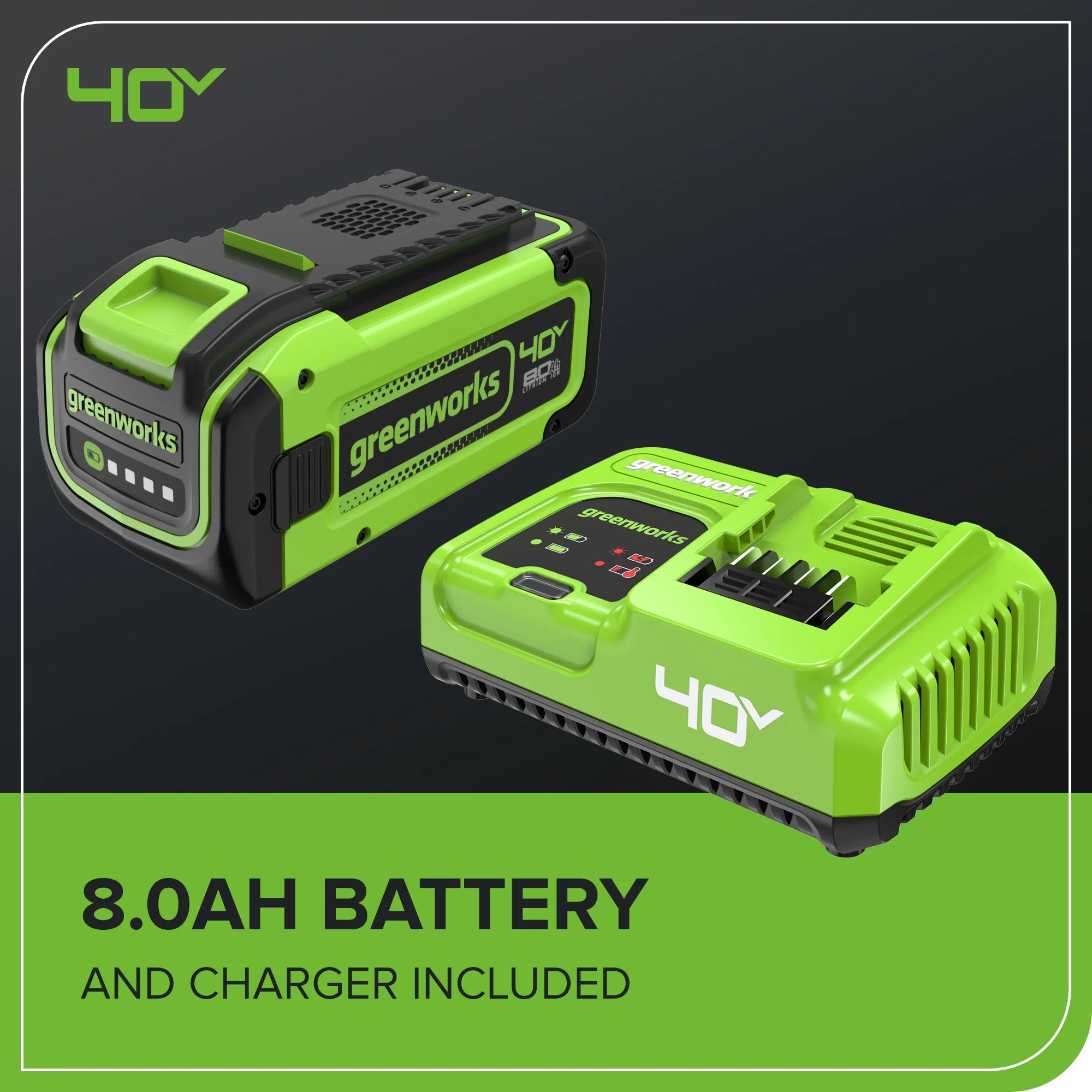 40V Gen 2.5 700 CFM Cordless Battery Brushless Leaf Blower, 8.0 Ah Battery and Charger - Image 10