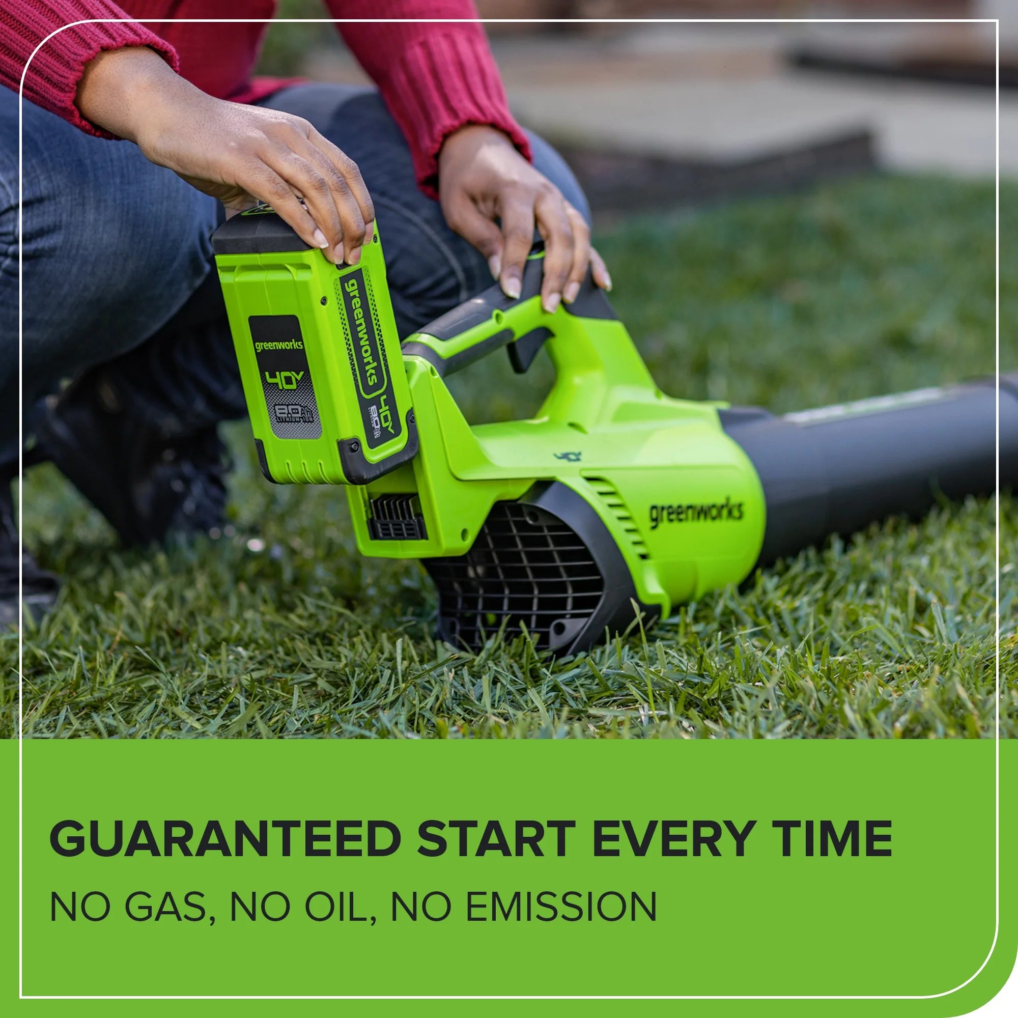 40V Gen 2.5 700 CFM Cordless Battery Brushless Leaf Blower, 8.0 Ah Battery and Charger - Image 7
