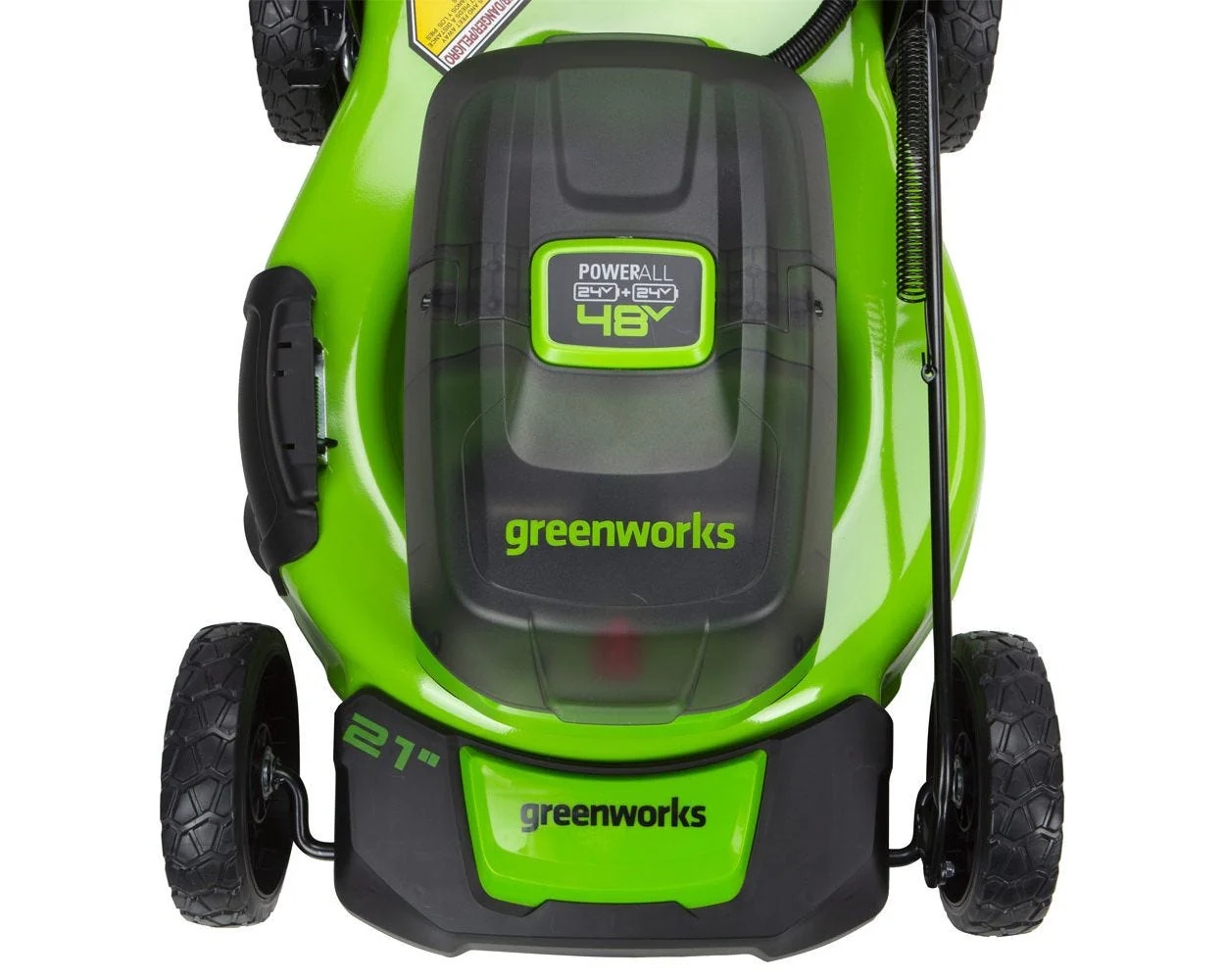 48V (24V x 2) 21" Cordless Battery Self-Propelled Lawn Mower w/ (4) 4.0Ah USB Batteries & (2) Dual Port Chargers, LM2102S - Image 10