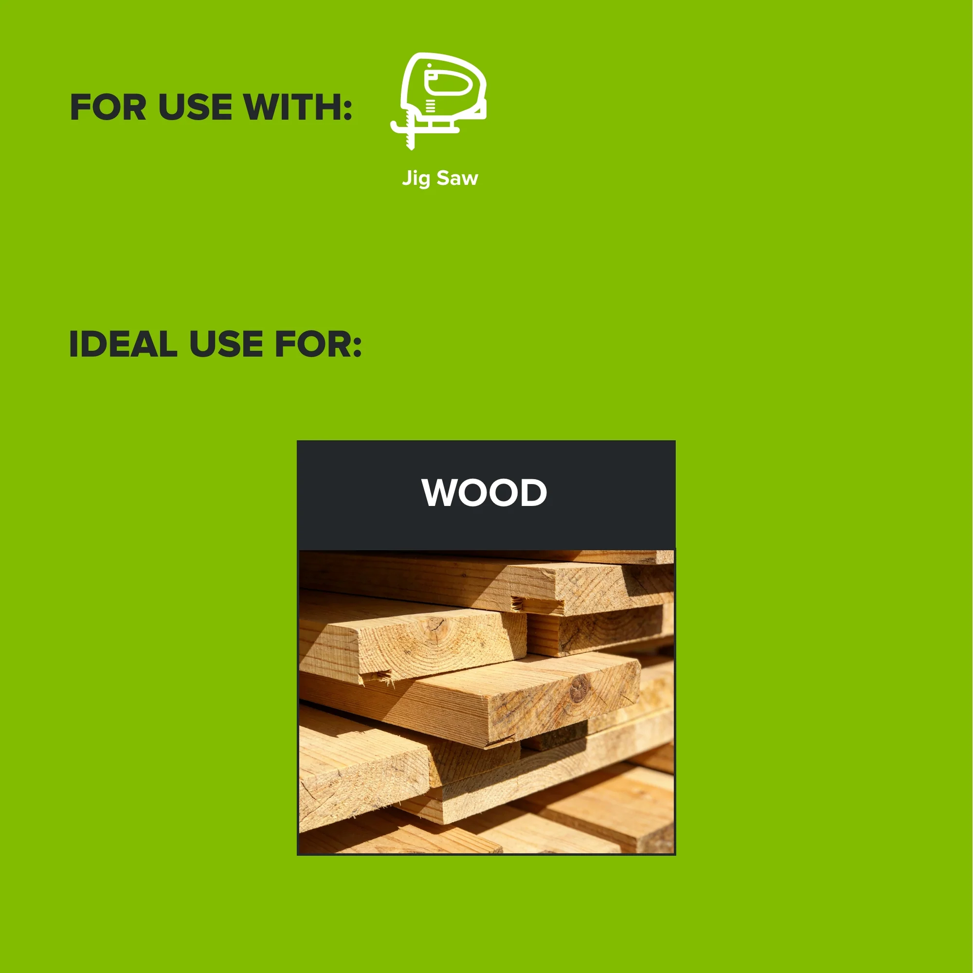 5-PC 3" 12TPI Jig Saw Wood Blades - Image 4