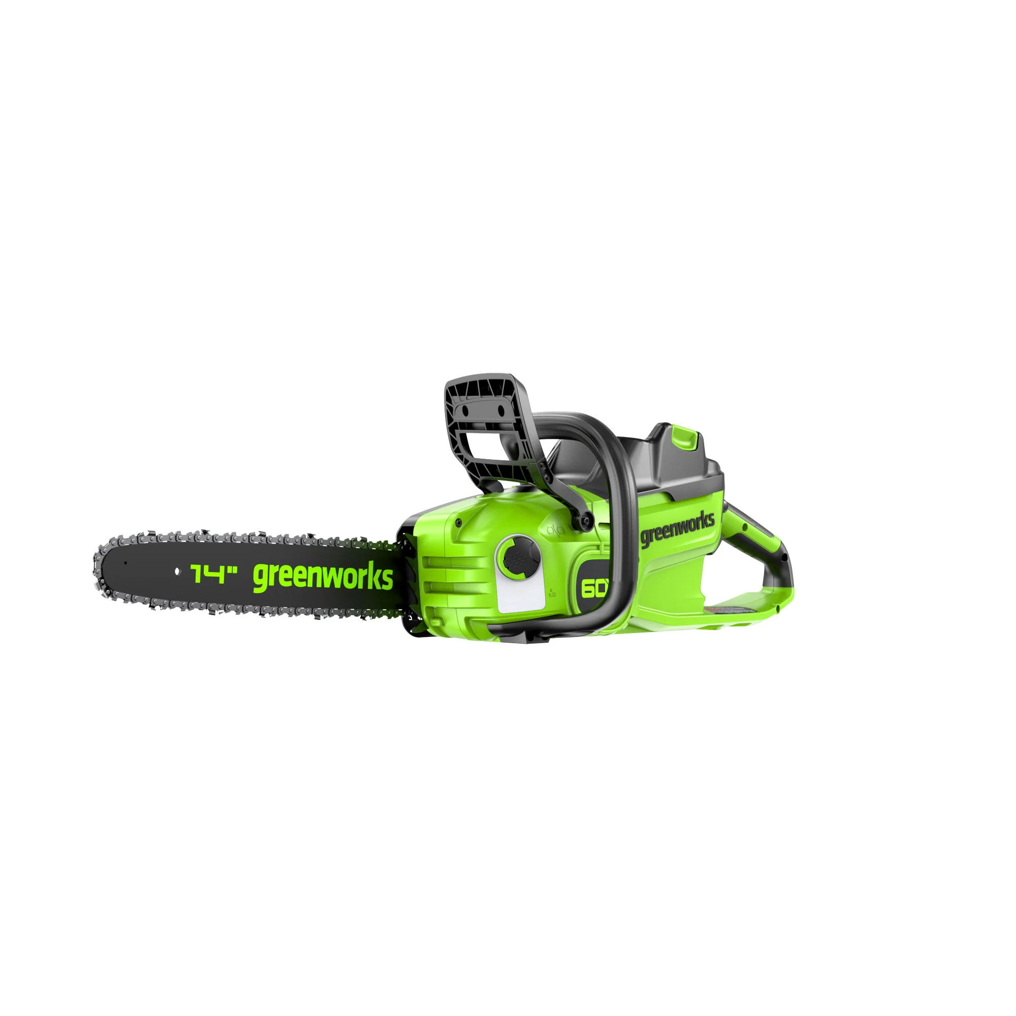 60V 14" Cordless Battery 1.2kW Chainsaw: 2.5 Ah Battery and 3A Charger - Image 3