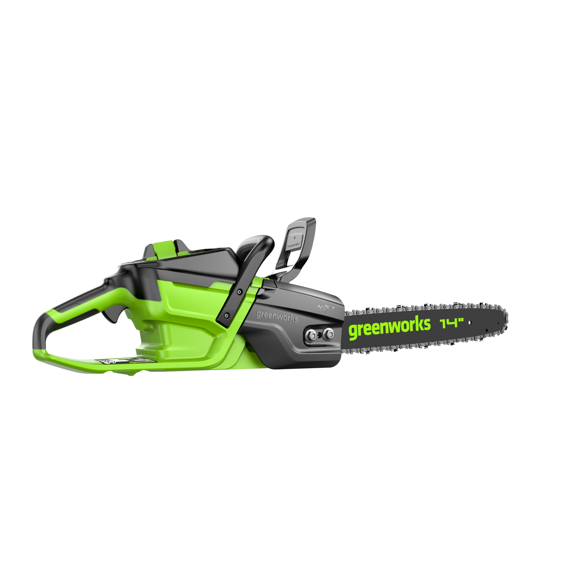 60V 14" Cordless Battery 1.2kW Chainsaw: 2.5 Ah Battery and 3A Charger - Image 4