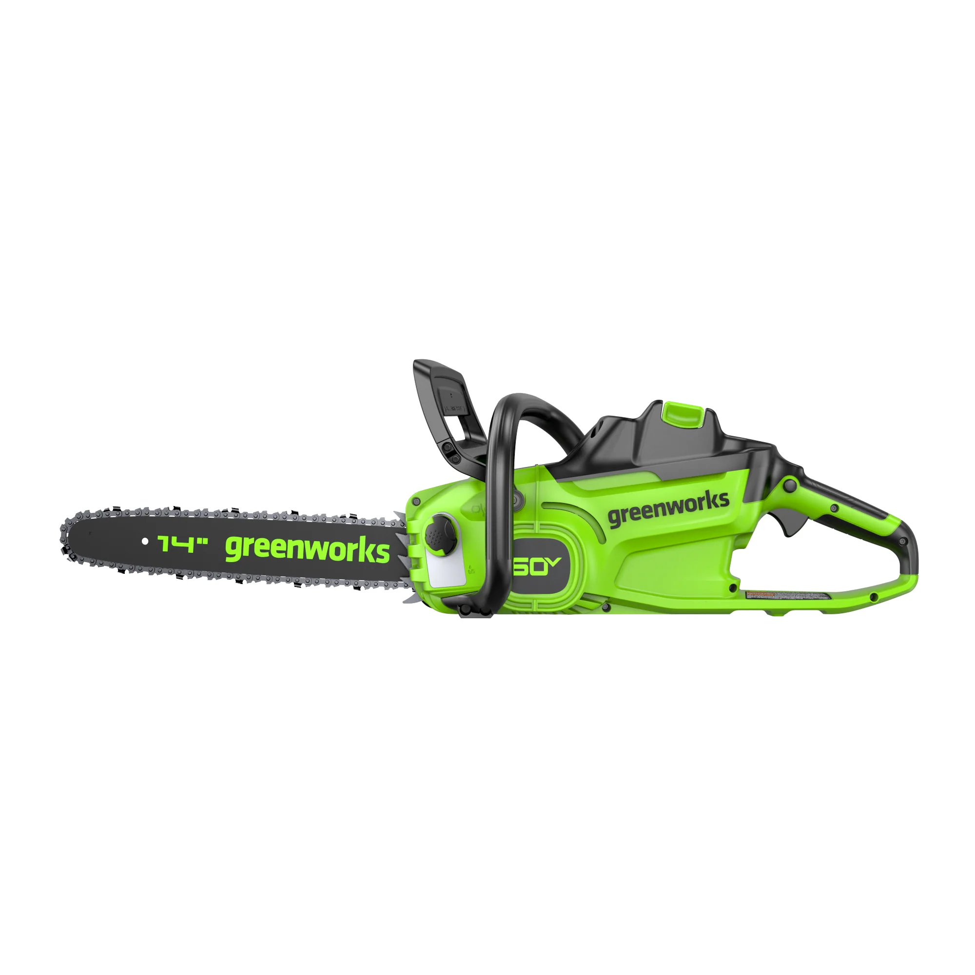 60V 14" Cordless Battery 1.2kW Chainsaw: 2.5 Ah Battery and 3A Charger - Image 6