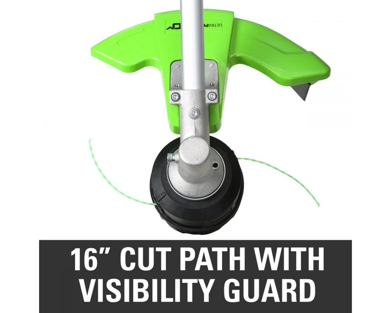 60V 16" Cordless Battery String Trimmer (Attachment Capable) and 8" Edger Attachment Combo Kit: 4.0 Ah Battery and Charger - Image 11