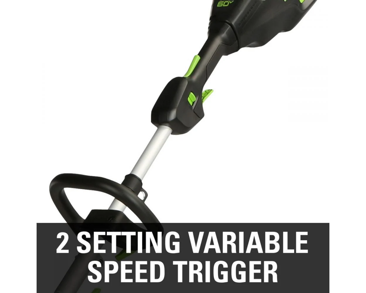60V 16" Cordless Battery String Trimmer (Attachment Capable) and Horizontal Blower Attachment: 4.0 Ah Battery and Charger - Image 10