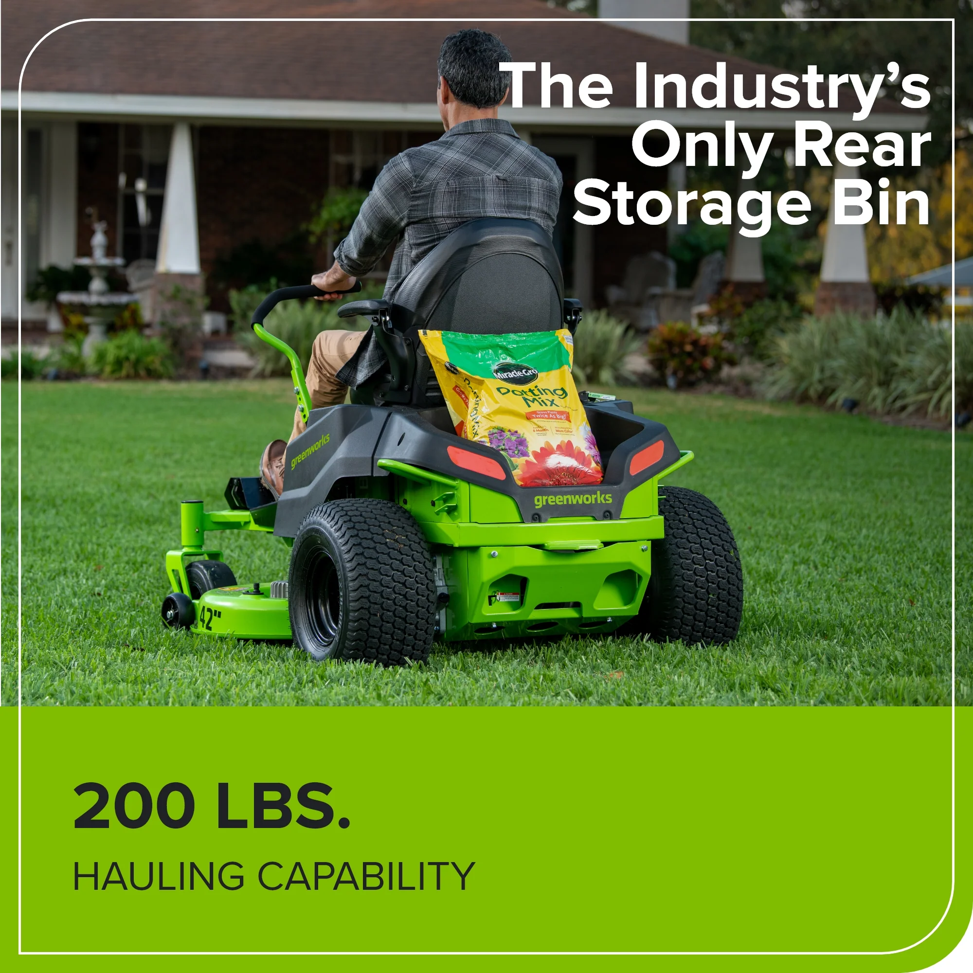 60V 42" Electric CrossoverZ Zero Turn Mower: (4) 8 Ah Batteries and 600W Wall Charger, CRZ4262 - Image 10