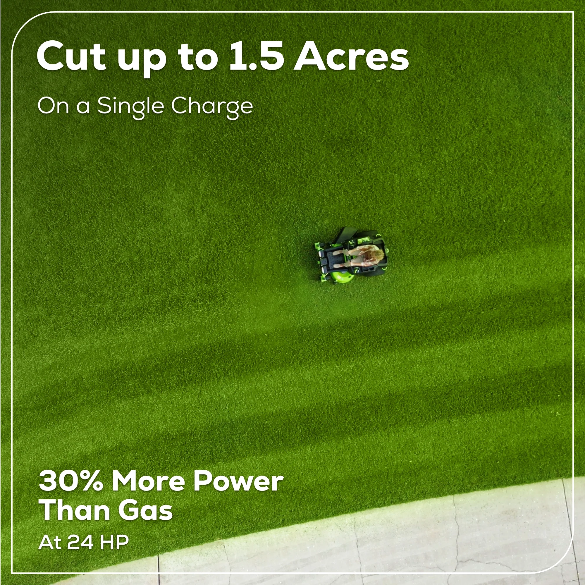 60V 42" Electric CrossoverZ Zero Turn Mower with (4) 8 Ah Batteries and (2) Dual-Port Turbo Chargers, CRZ4262 - Image 8