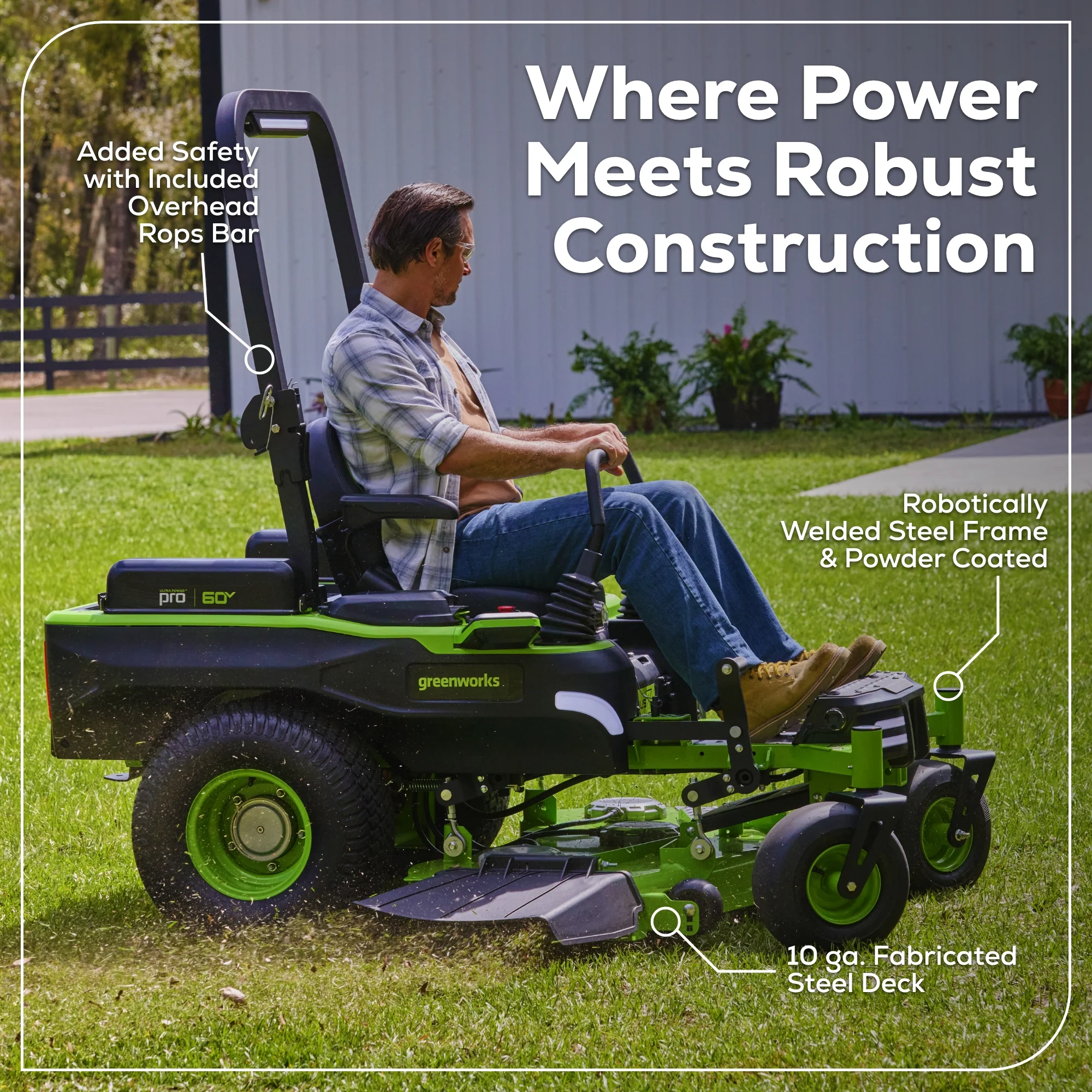 60V 54" MaximusZ Zero Turn Riding Mower: (2) 20.0 Ah (2) 8.0 Ah and (2) 4.0 Ah Batteries and 1.5kW Charger, MZ5461 - Image 16