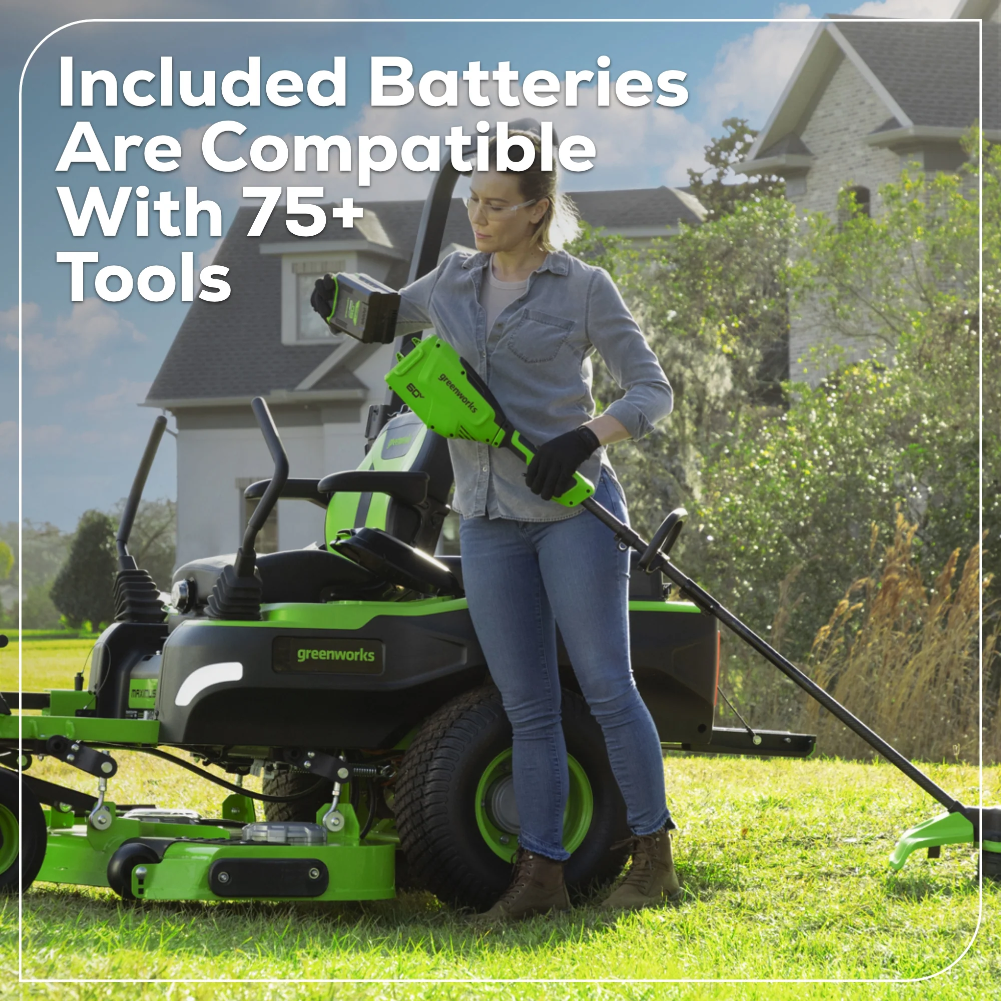 60V 54" MaximusZ Zero Turn Riding Mower: (2) 20.0 Ah (2) 8.0 Ah and (2) 4.0 Ah Batteries and 1.5kW Charger, MZ5461 - Image 17