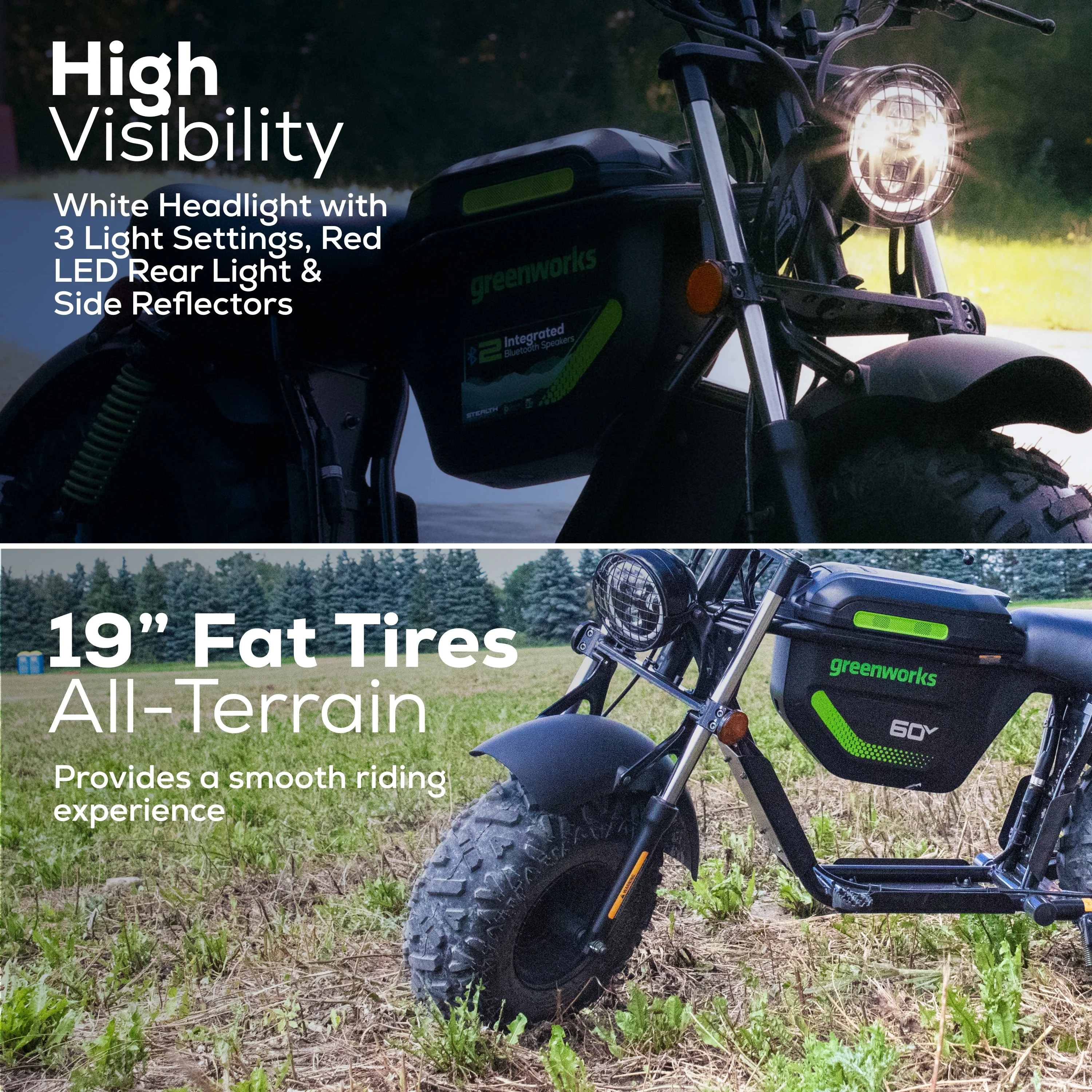 60V STEALTH Series Electric Mini-Bike (Tool Only) - Image 5