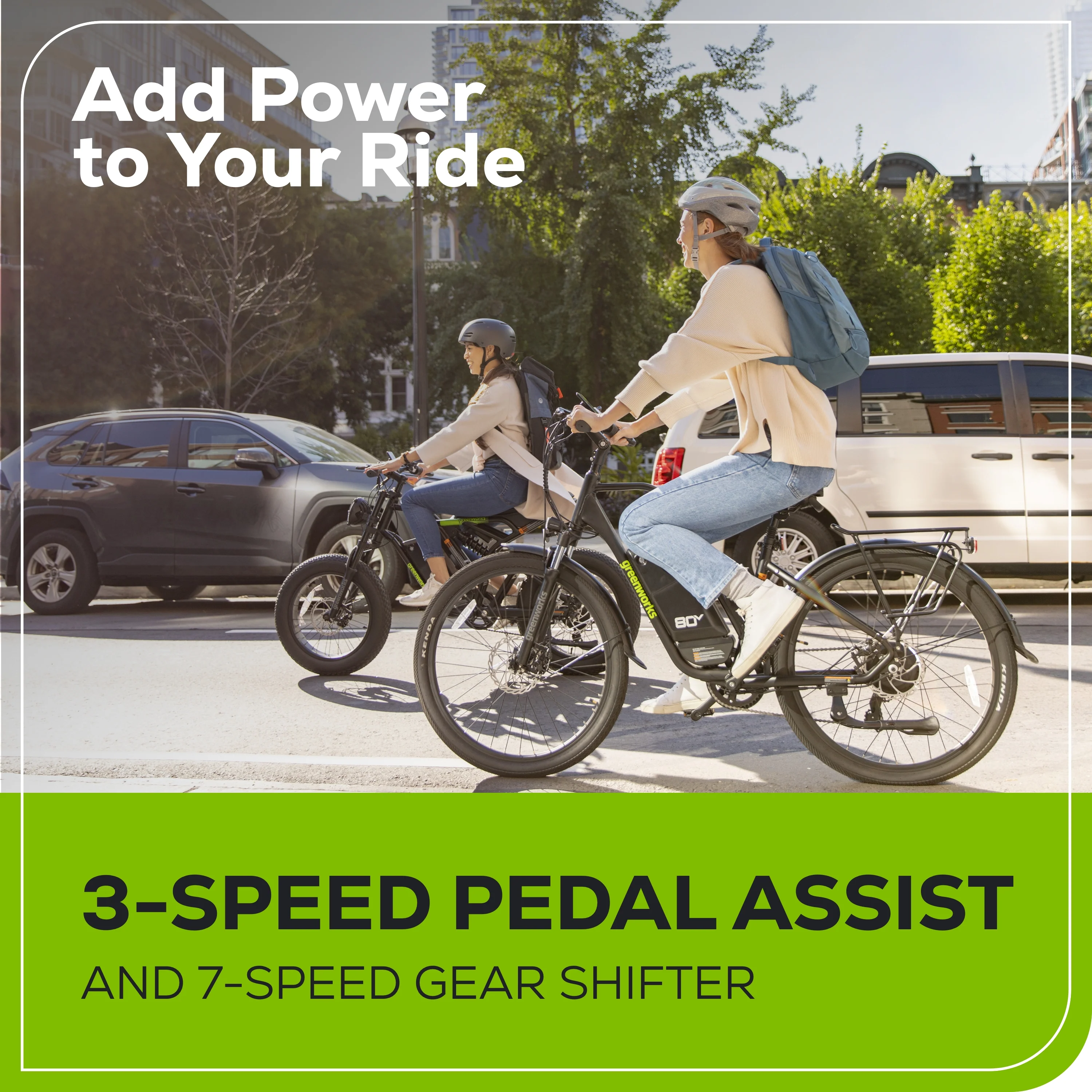 80V VENTURE Series 27.5" Electric Commuter Bike, 4Ah Battery and Charger - Image 5
