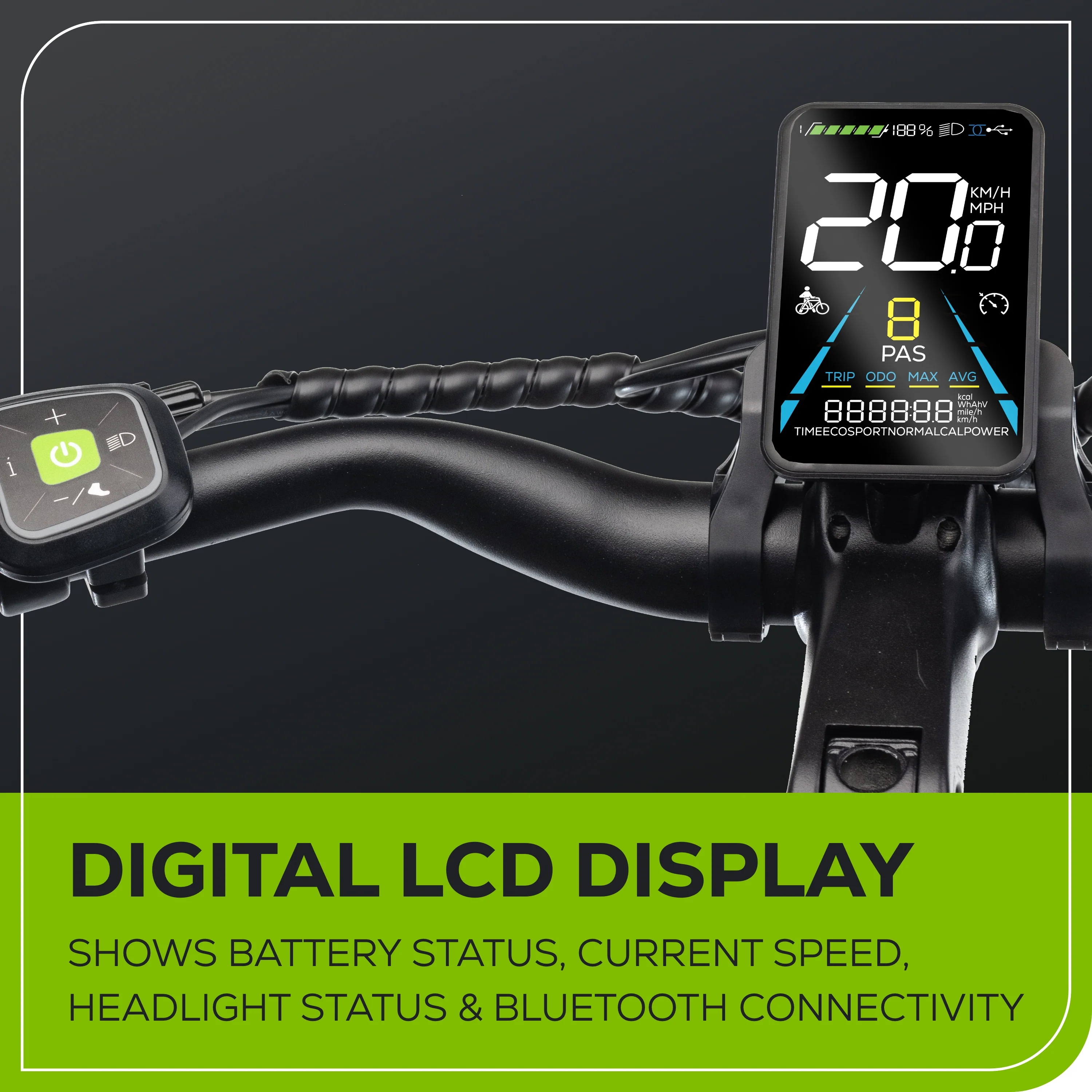 80V VENTURE Series 27.5" Electric Commuter Bike, 4Ah Battery and Charger - Image 7