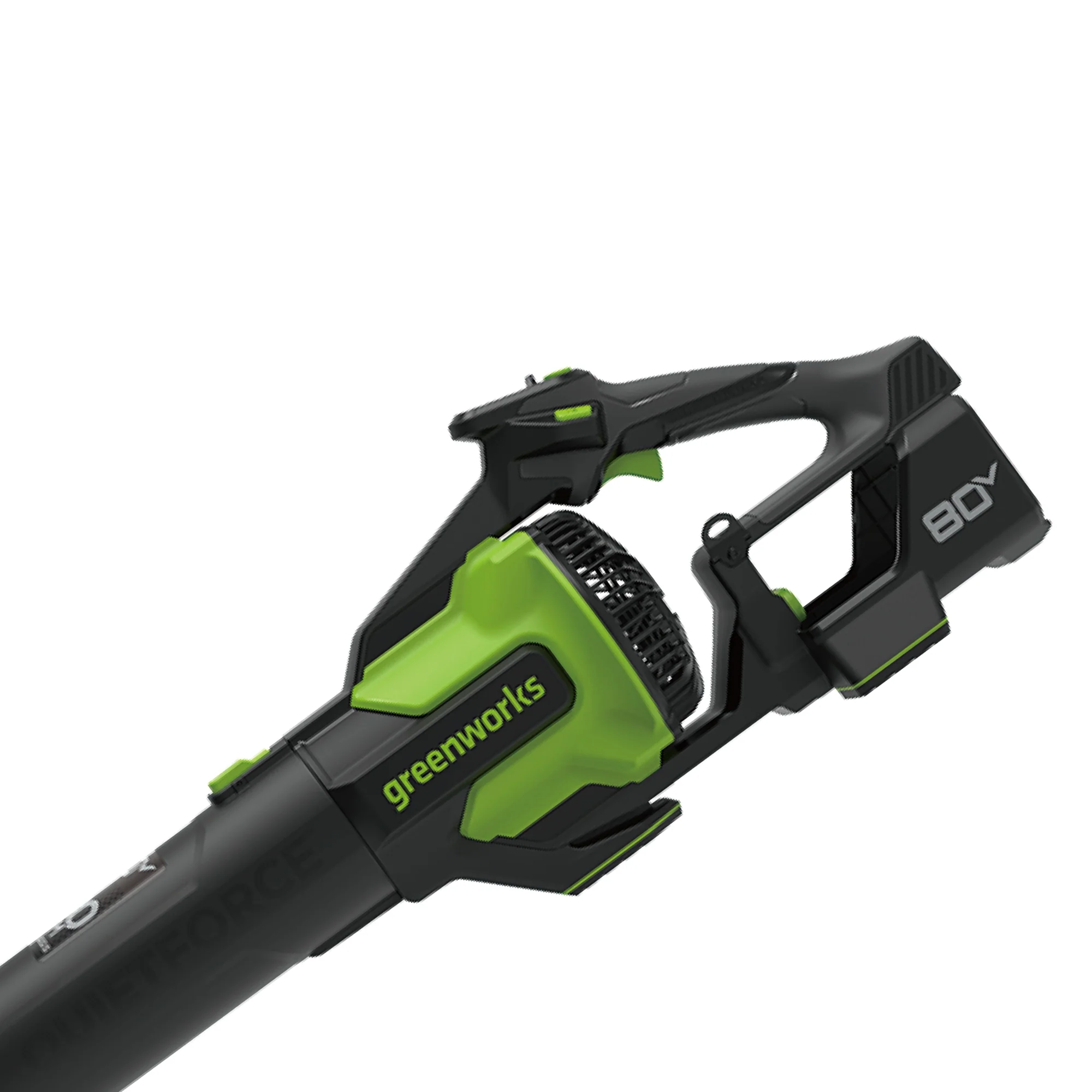 80V 17" Cordless Battery String Trimmer and 730 CFM Leaf Blower Combo Kit: 3.0Ah Battery and Charger - Image 5