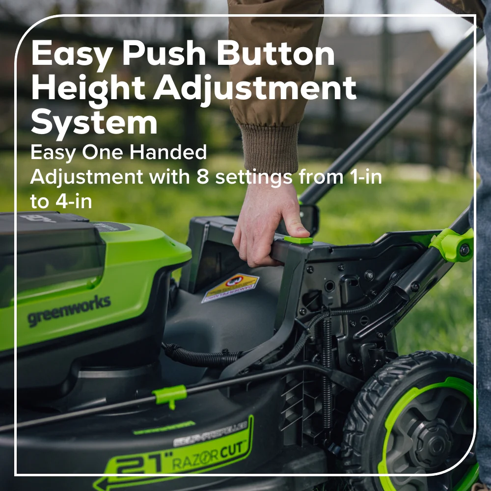 80V 21" Cordless Battery 4-in-1 Self-Propelled Mower: (1) 4.0Ah,(1) 2.0Ah Batteries & 2A Charger, LM2108S - Image 11